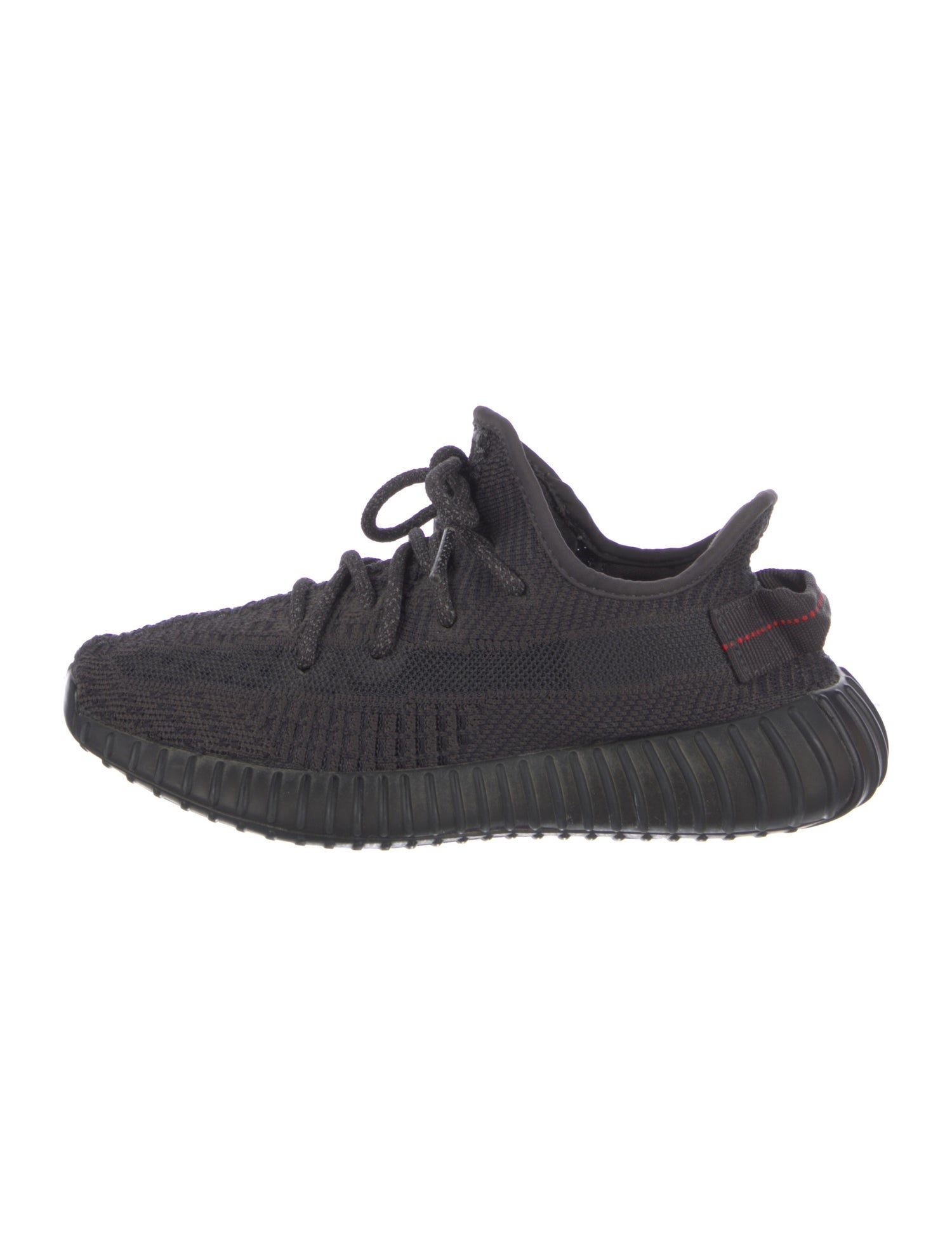 adidas Yeezy Boost 350 V2 Black Non-Reflective Athletic Sneakers