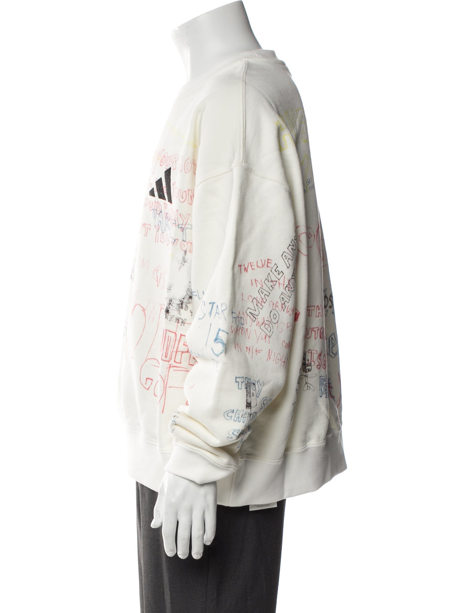 adidas Yeezy Graphic Print Crew Neck Sweatshirt w/ Tags