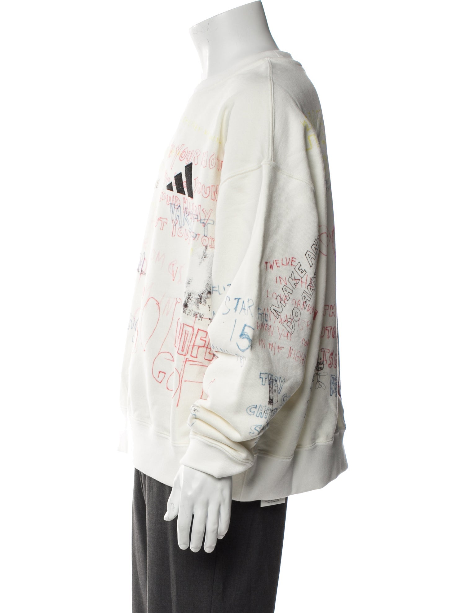 adidas Yeezy Graphic Print Crew Neck Sweatshirt w/ Tags