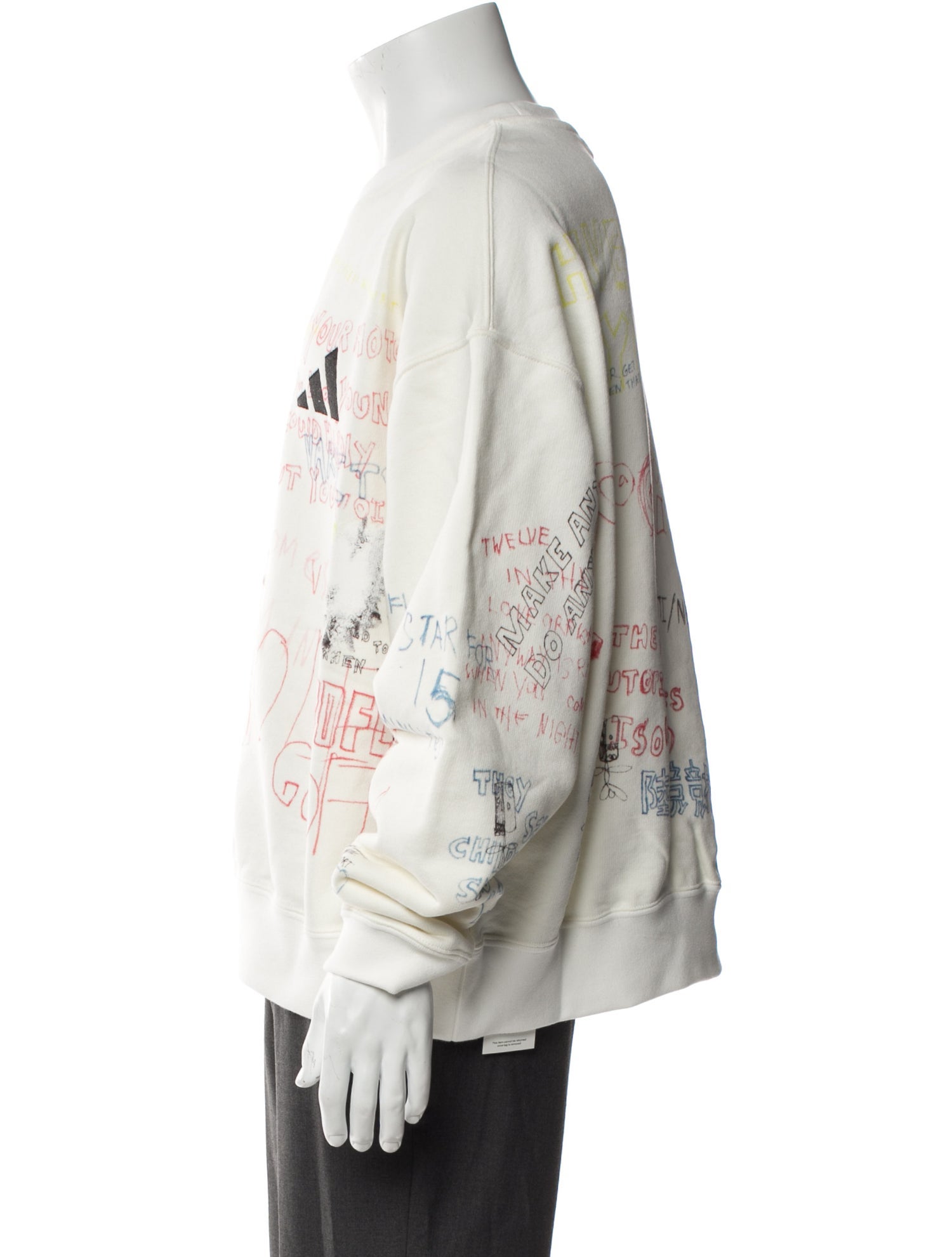 adidas Yeezy Graphic Print Crew Neck Sweatshirt w/ Tags