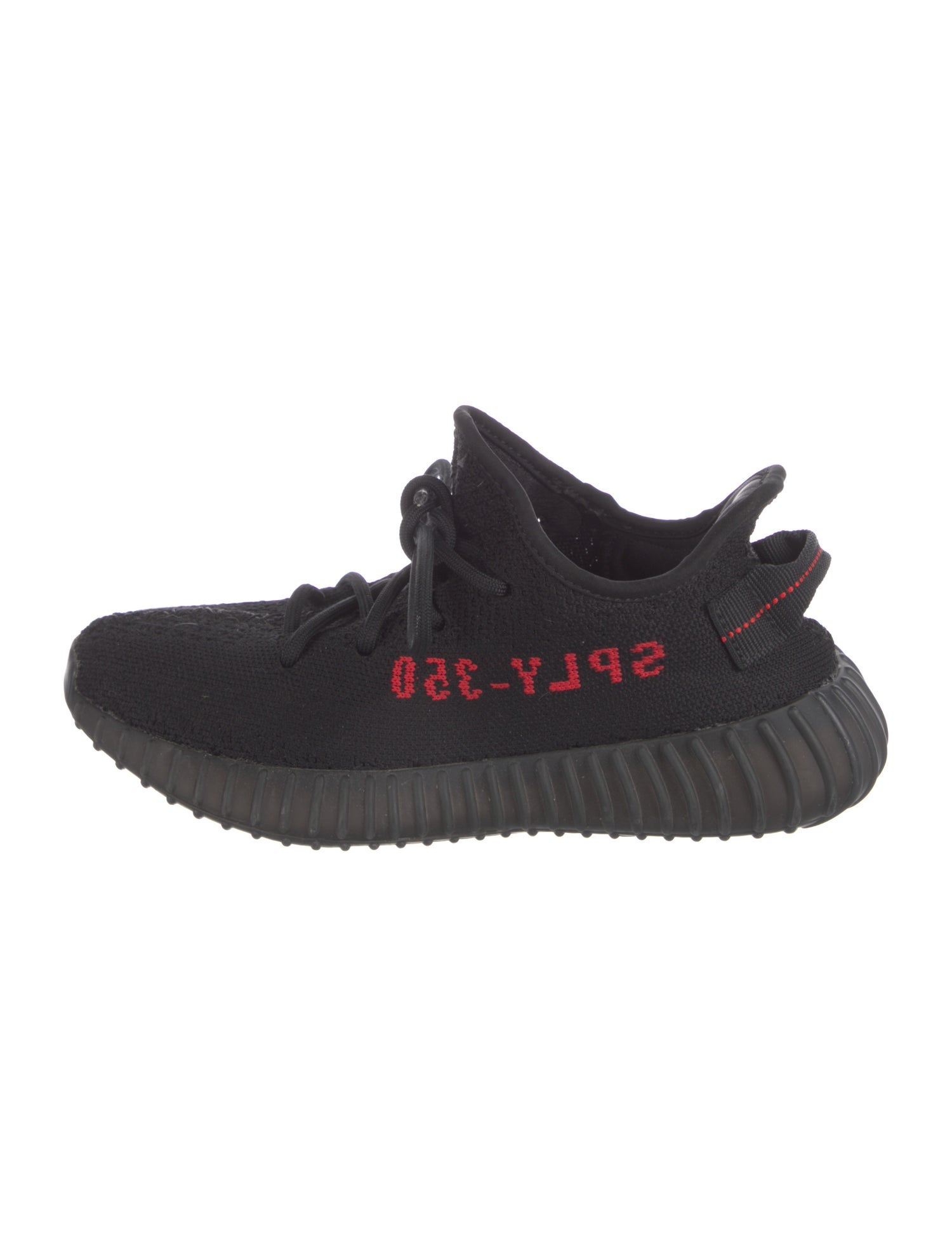 adidas Yeezy Boost 350 V2 Black Red Athletic Sneakers