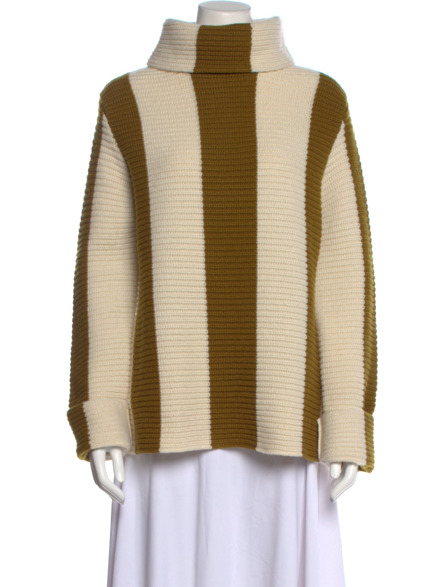 YAITTE Merino Wool Striped Sweater