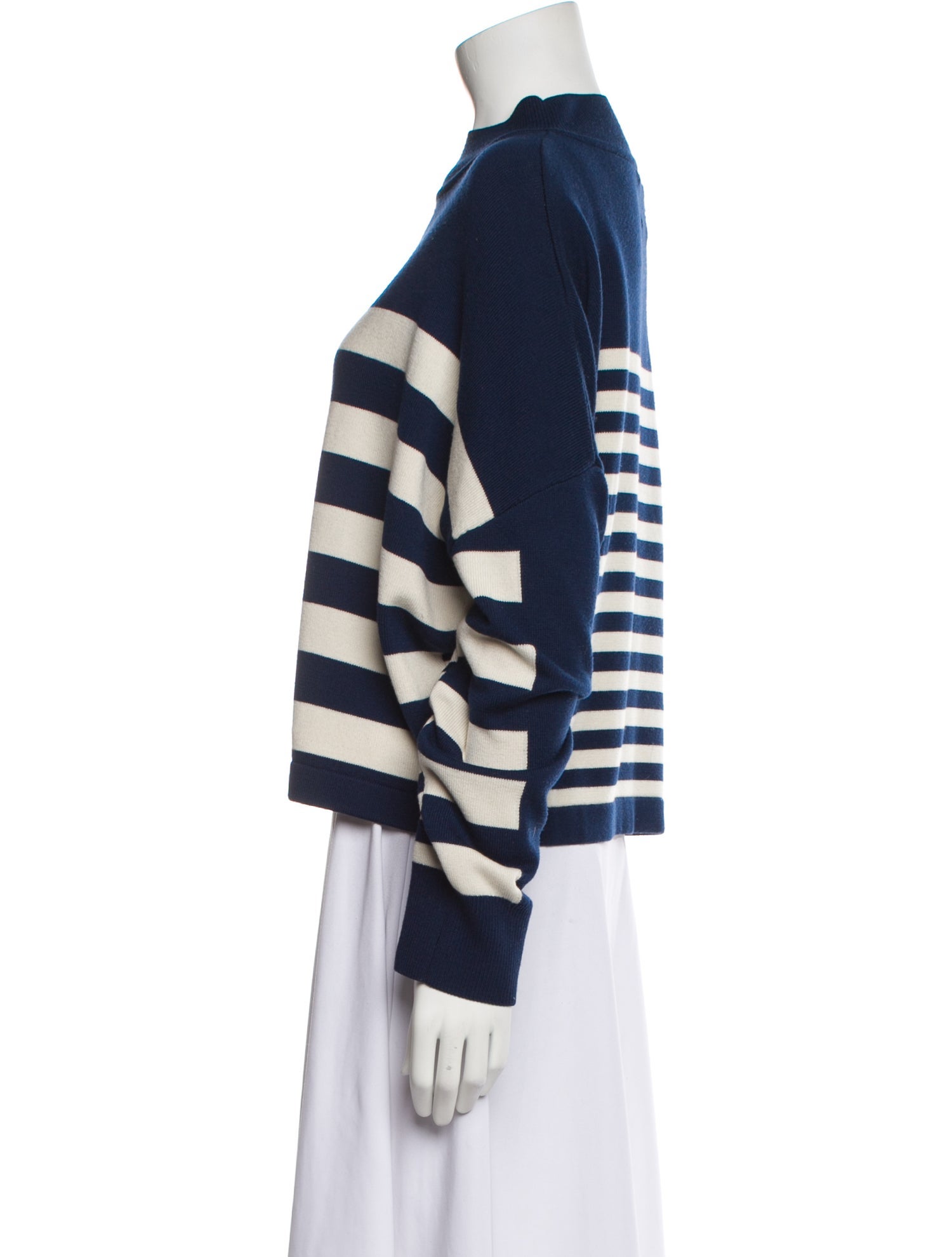YAITTE Merino Wool Striped Sweater