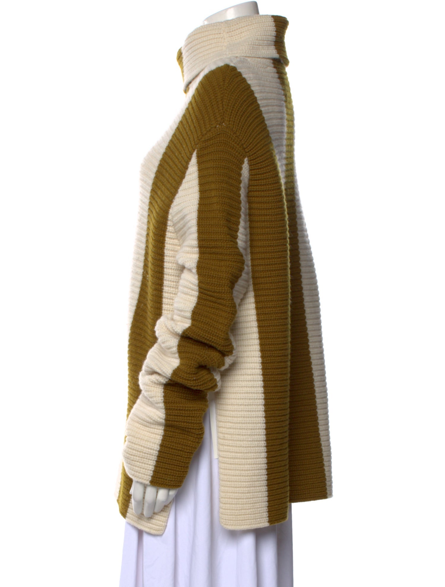 YAITTE Merino Wool Striped Sweater