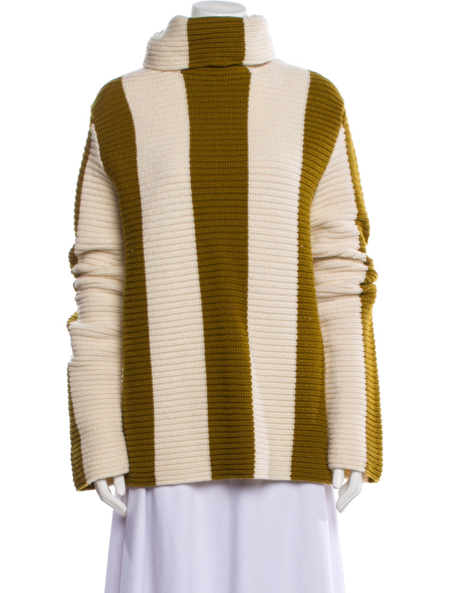 YAITTE Merino Wool Striped Sweater