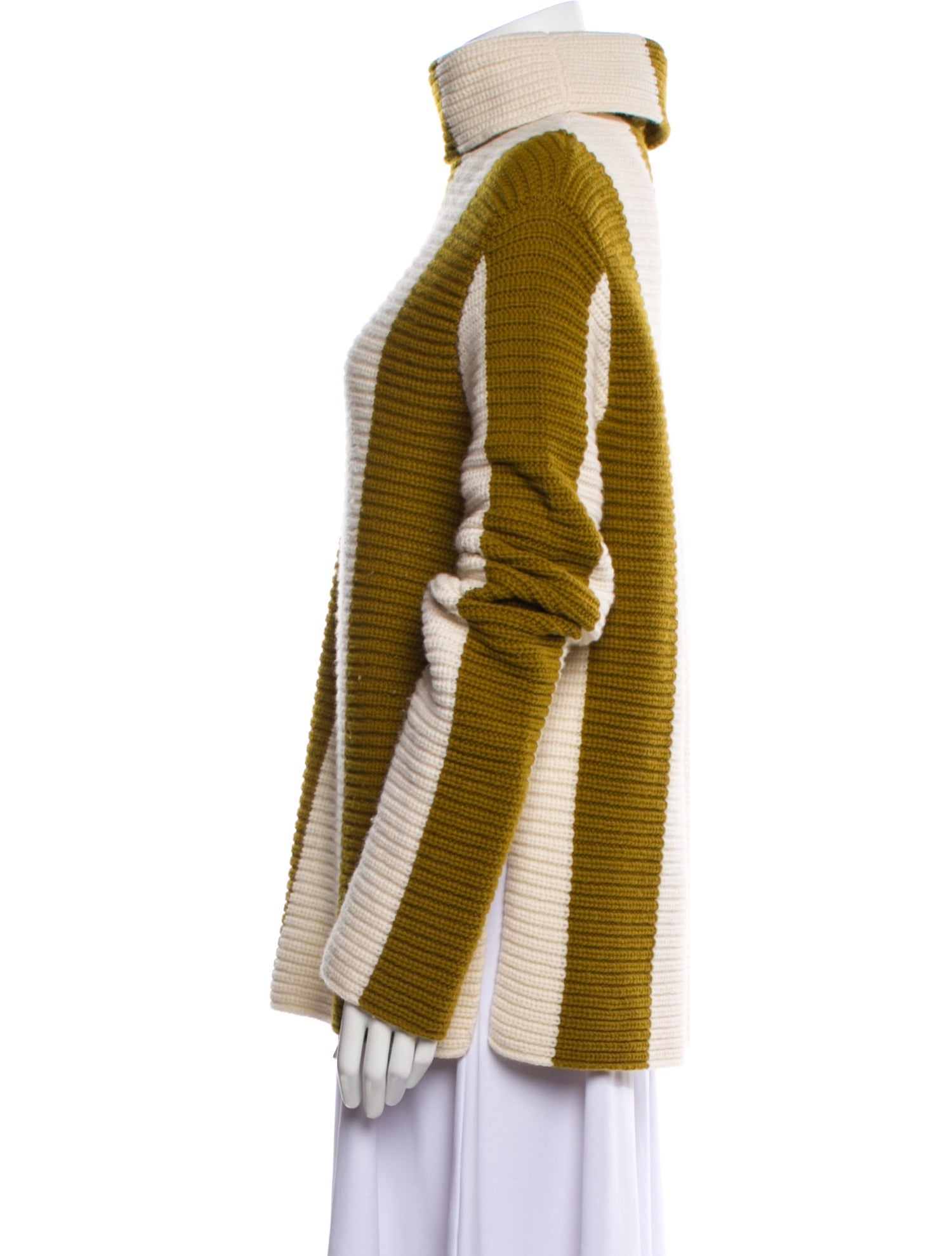 YAITTE Merino Wool Striped Sweater