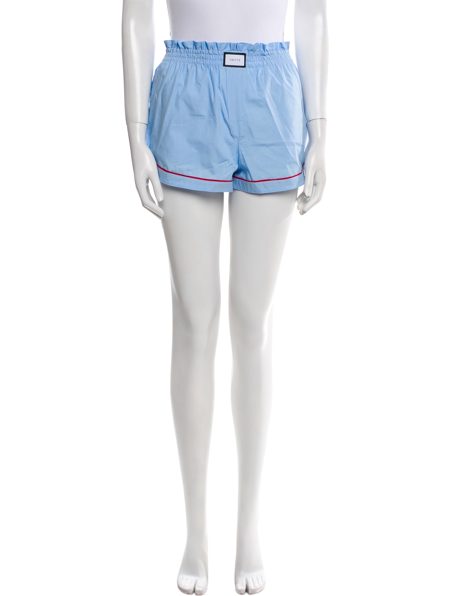 YAITTE Striped Ruffle Embellishment Lounge Set