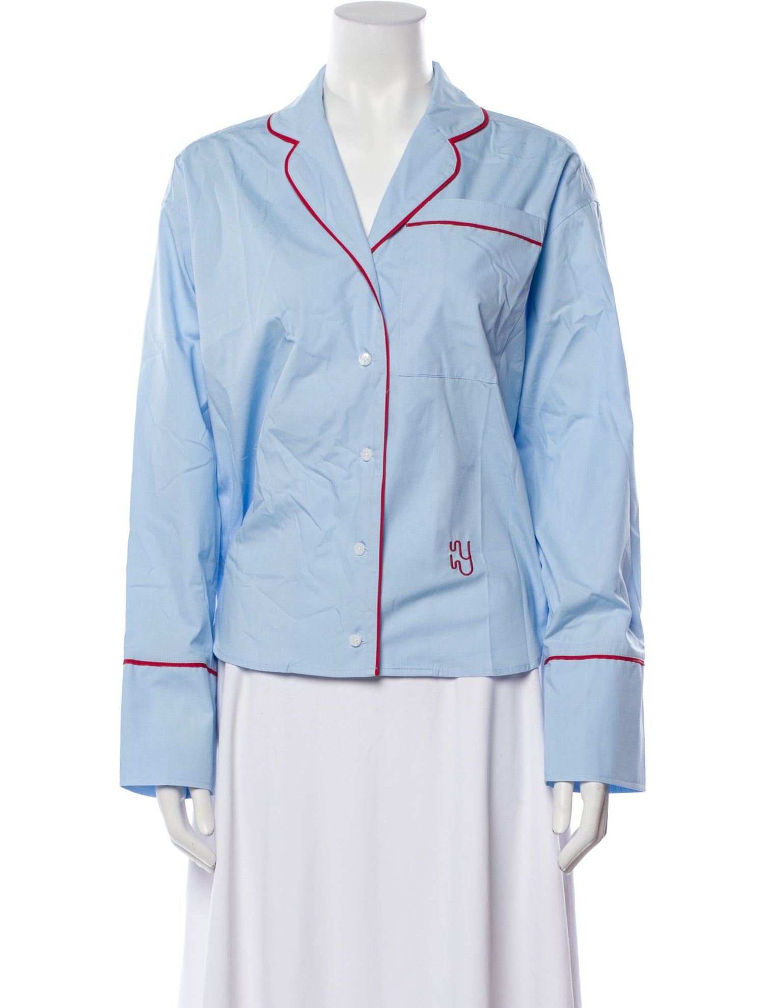 YAITTE Long Sleeve Button-Up Top