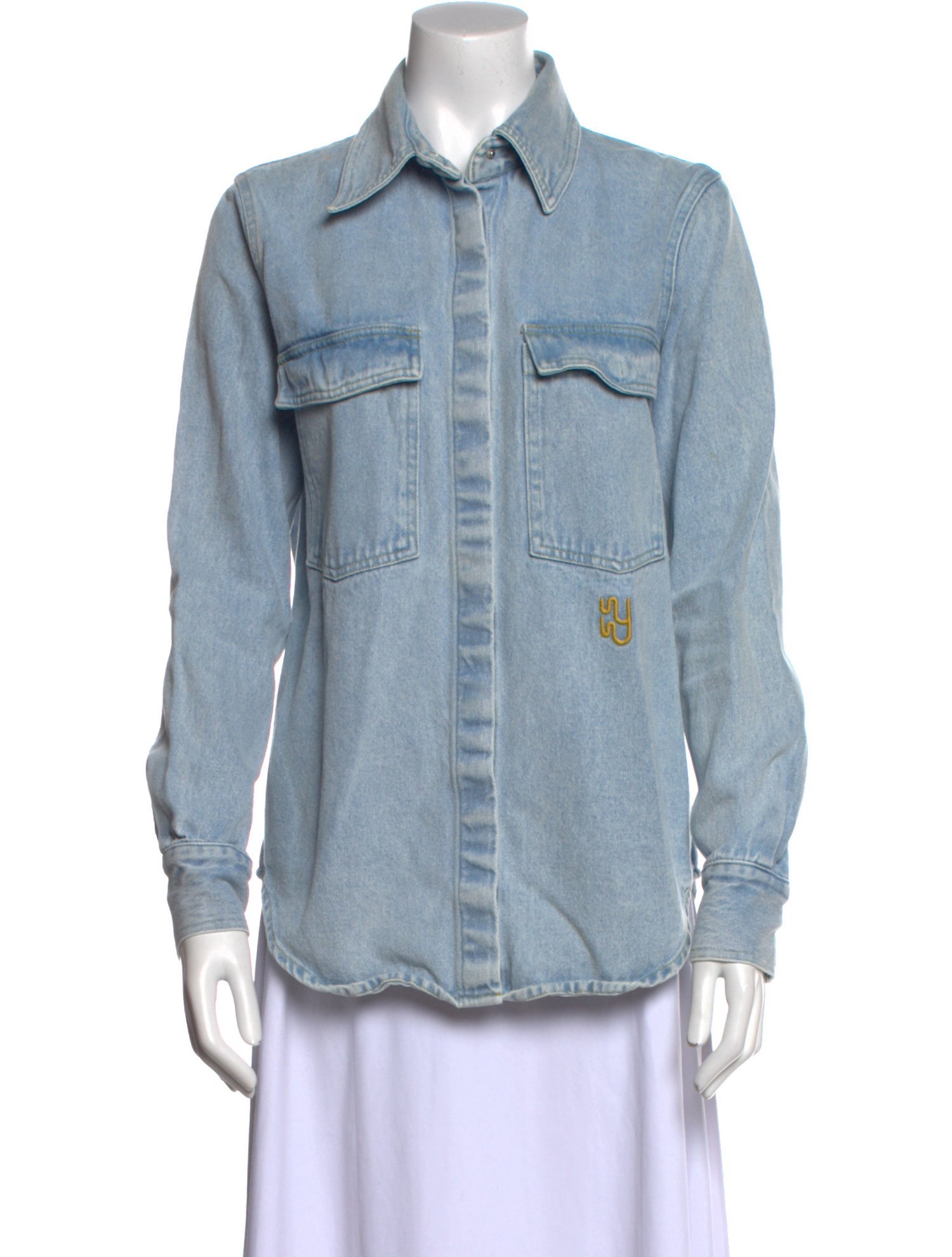 YAITTE Long Sleeve Button-Up Top