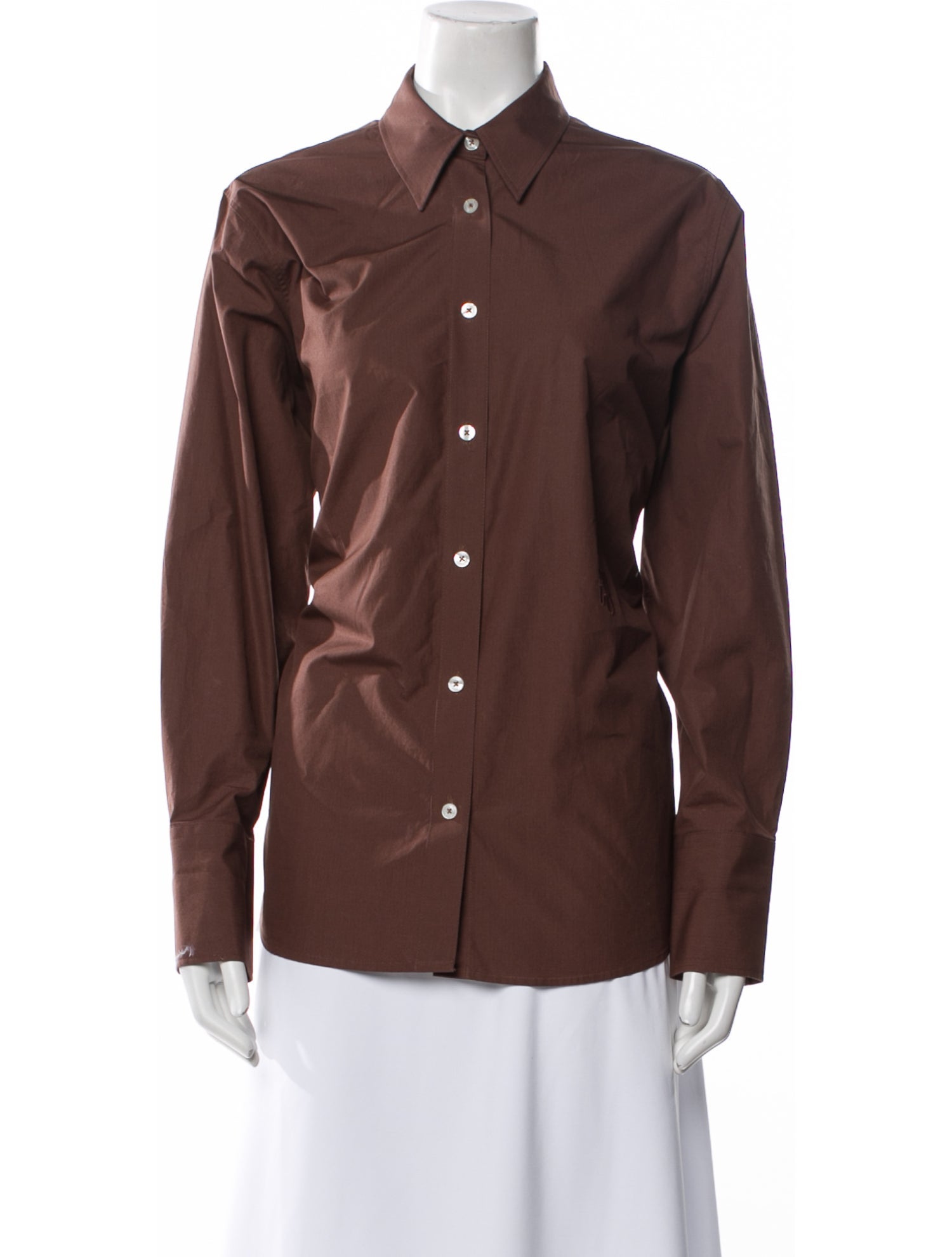 YAITTE Long Sleeve Button-Up Top