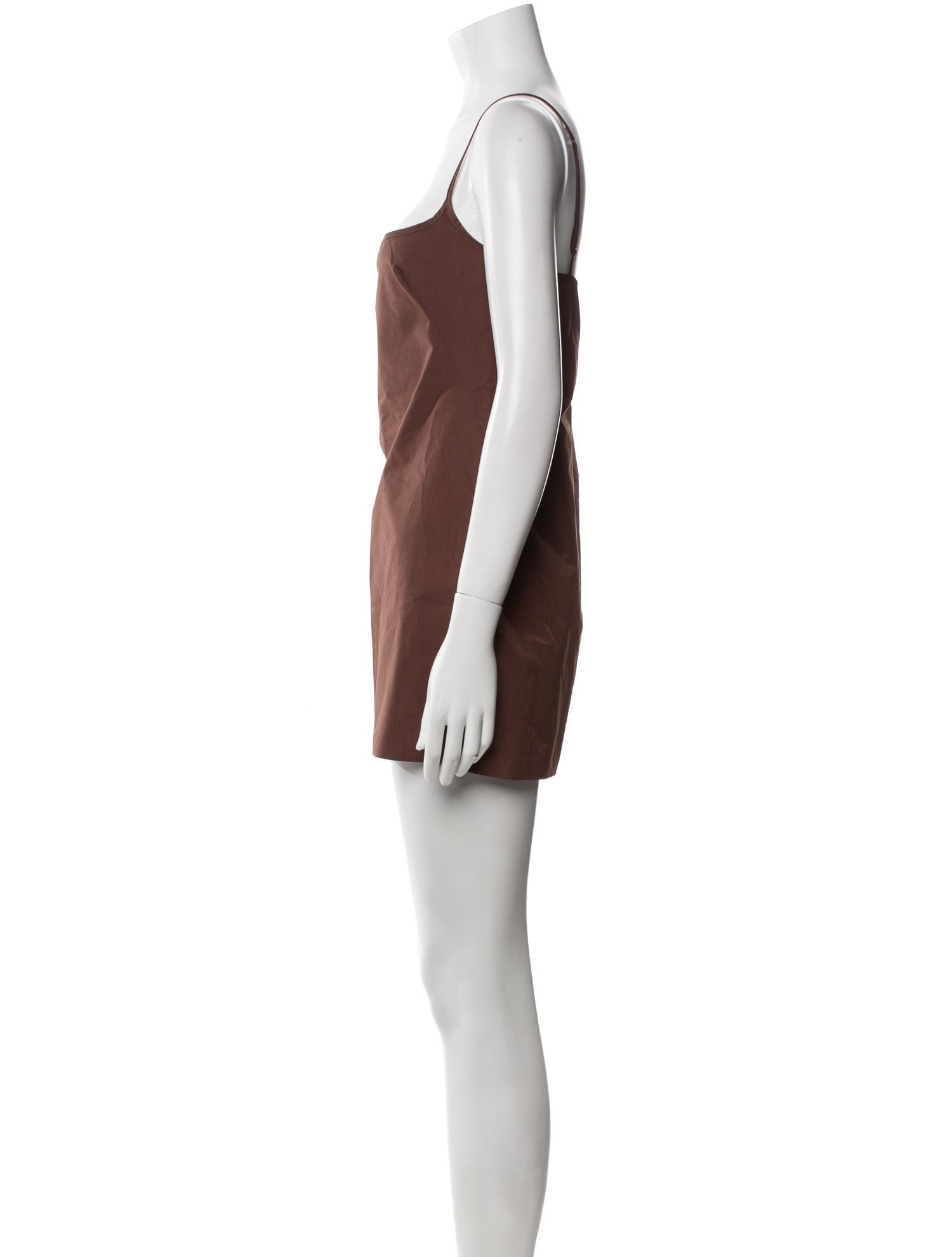 YAITTE Square Neckline Mini Dress