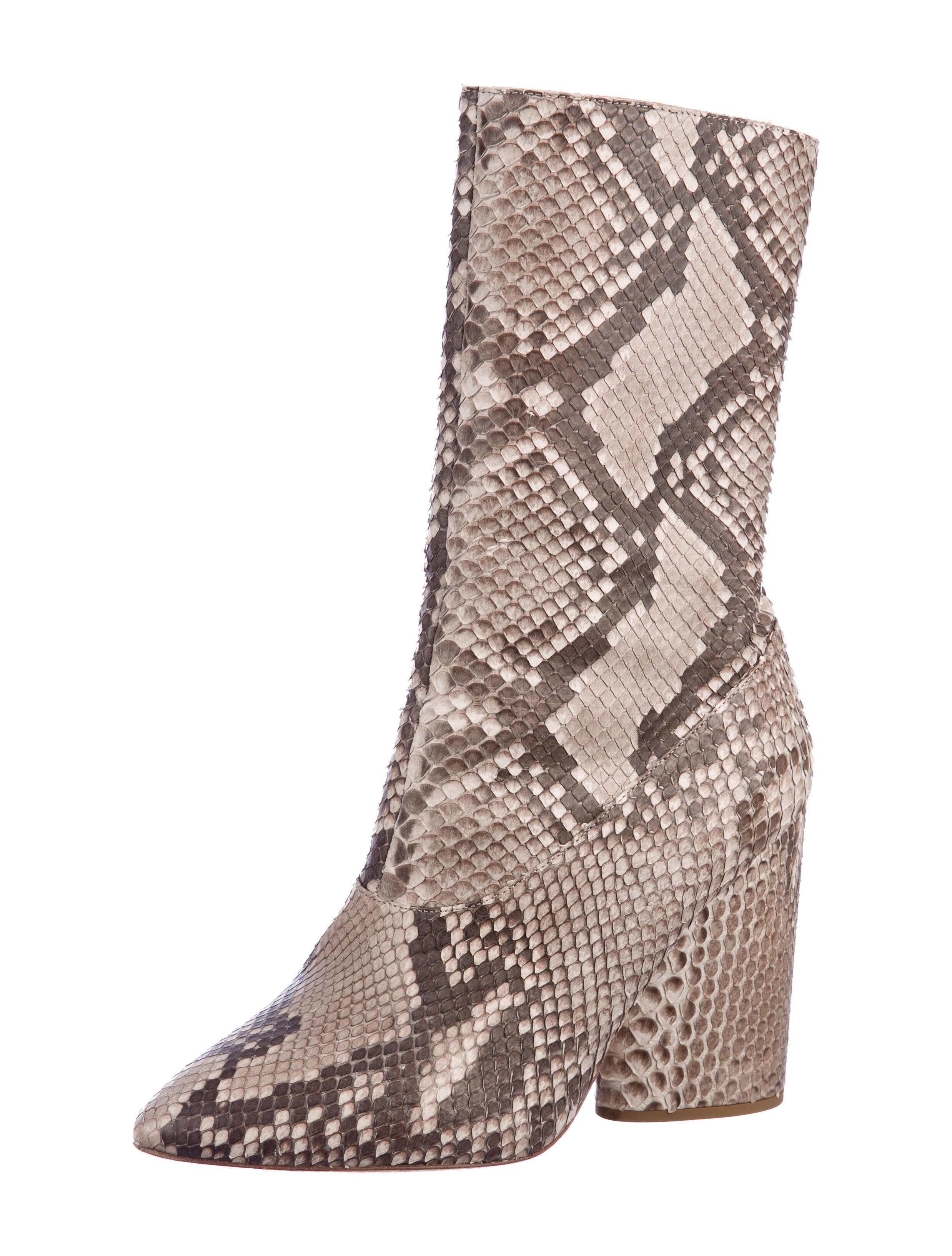 yeezy snakeskin boots