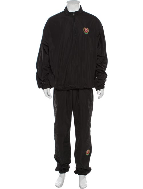 Yeezy Season 5 Embroidered Accent Lounge Set Black