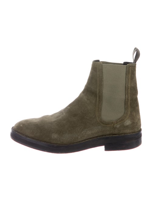 Yeezy Suede Chelsea Boots Green