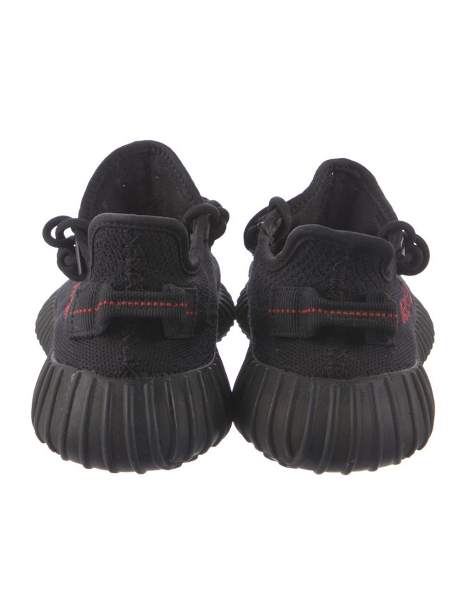 yeezy 350 black white red