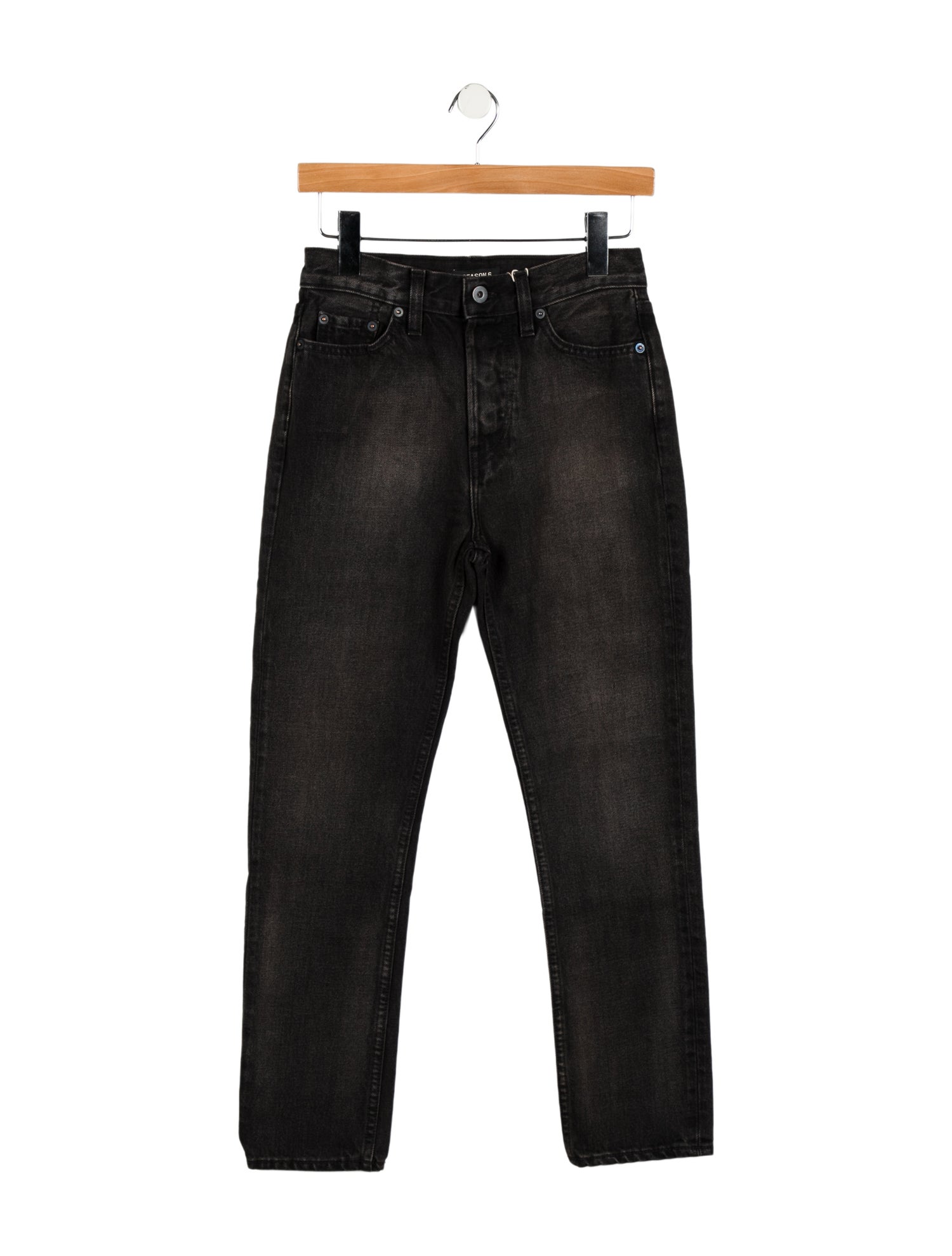 Yeezy High-Rise Straight Leg Jeans