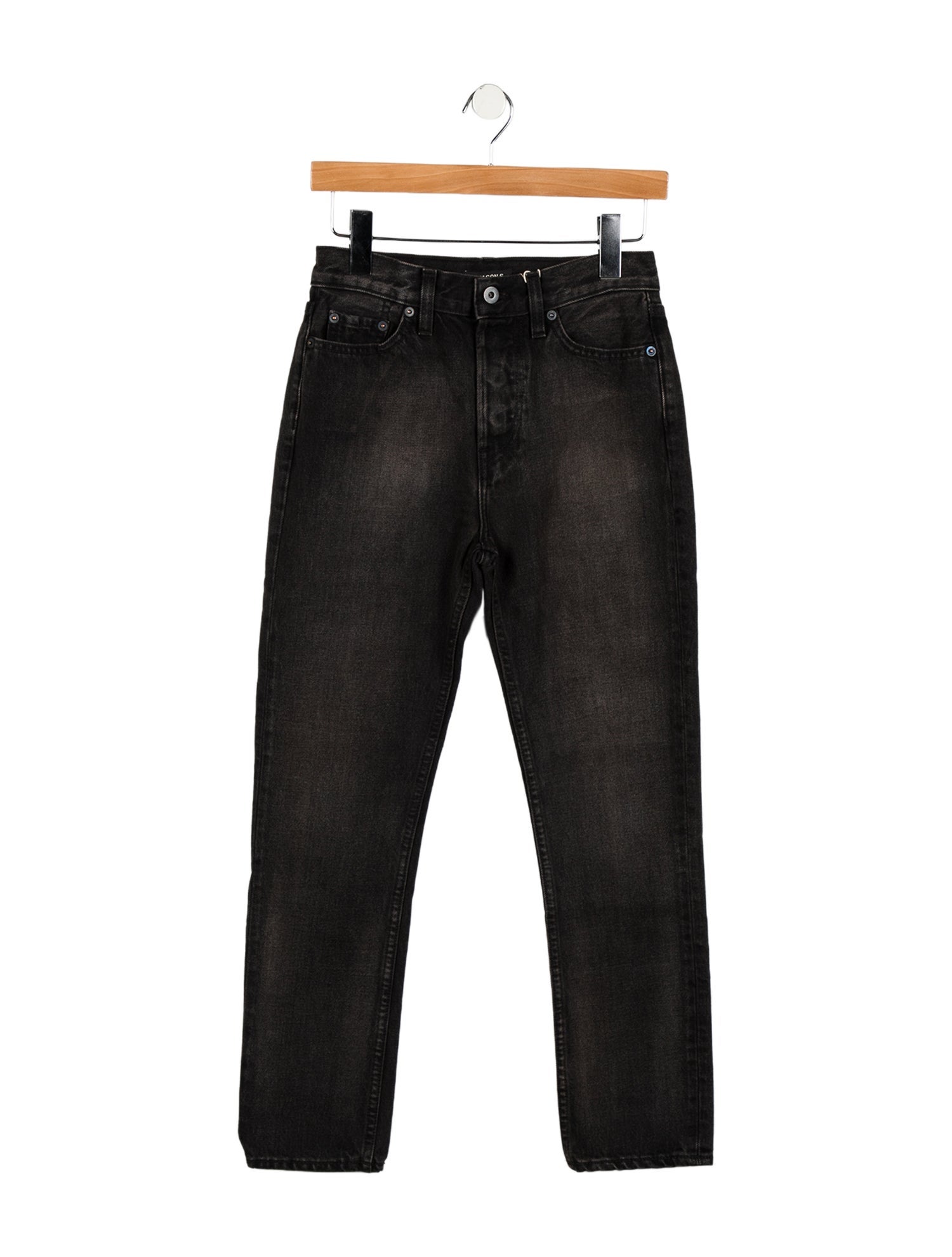 Yeezy High-Rise Straight Leg Jeans