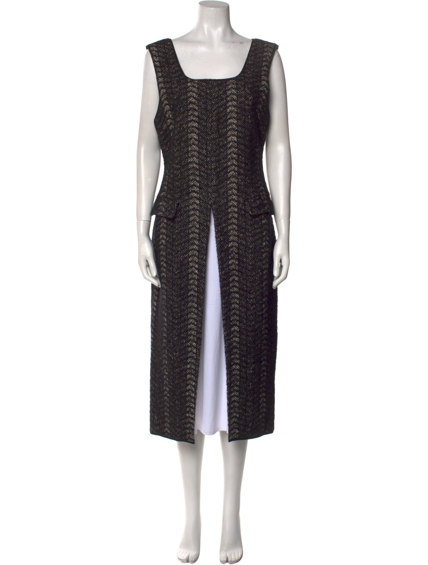 Yeon Square Neckline Sleeveless Tunic