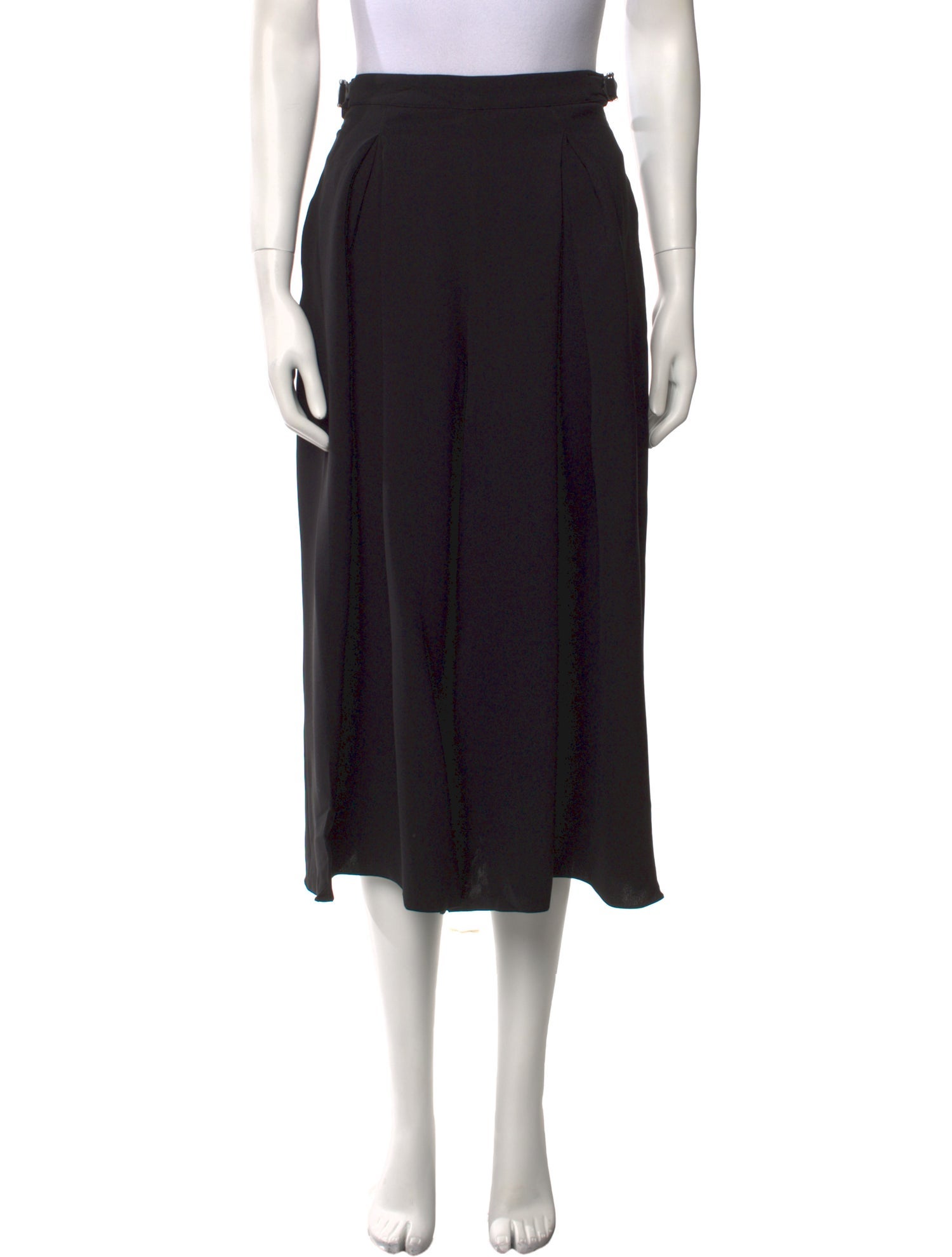 Yeon Silk Midi Length Skirt