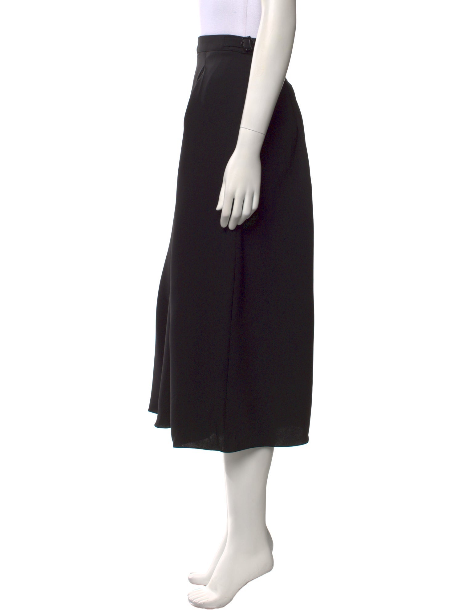 Yeon Silk Midi Length Skirt