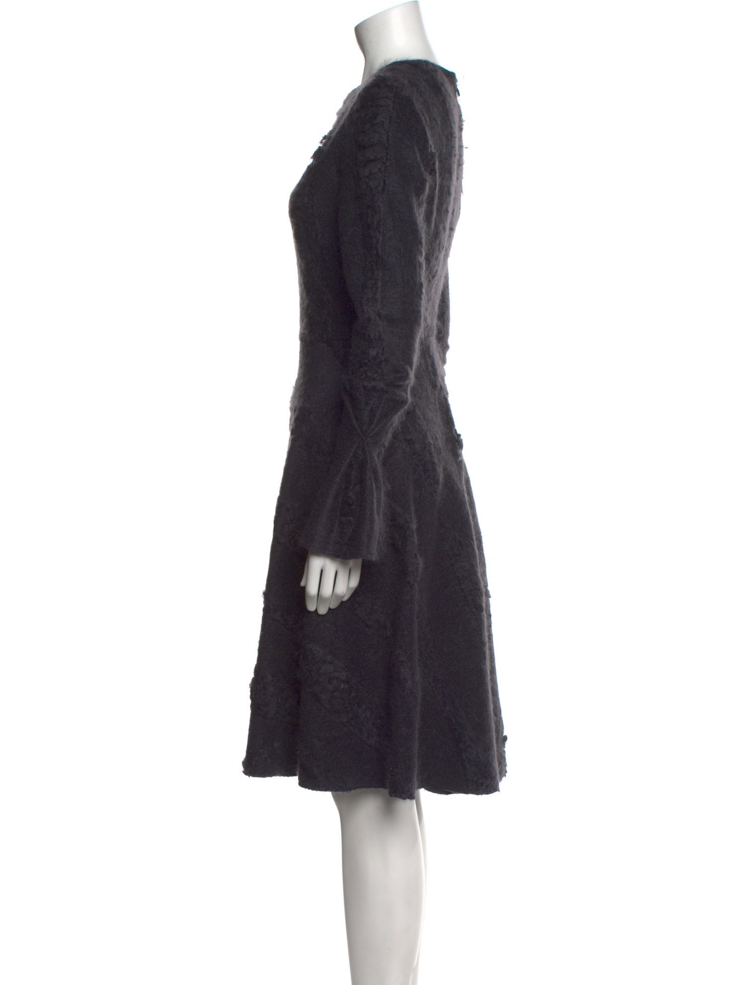 Yeon Crew Neck Knee-Length Dress