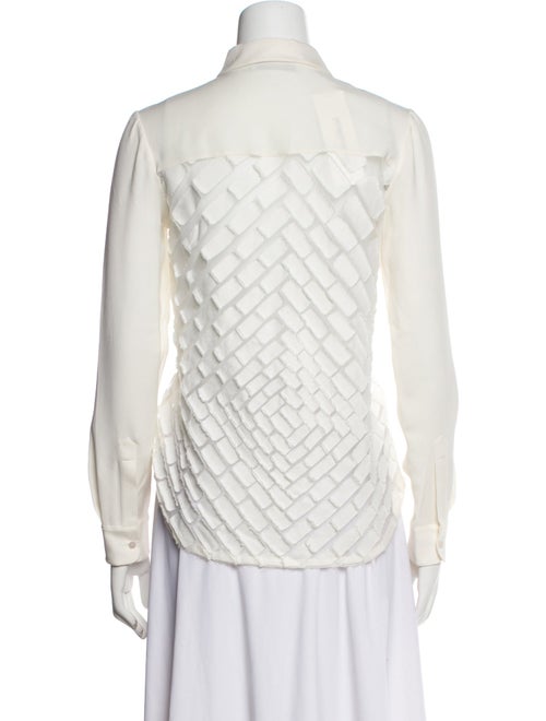 Yeon Plaid Print Long Sleeve Button-Up Top