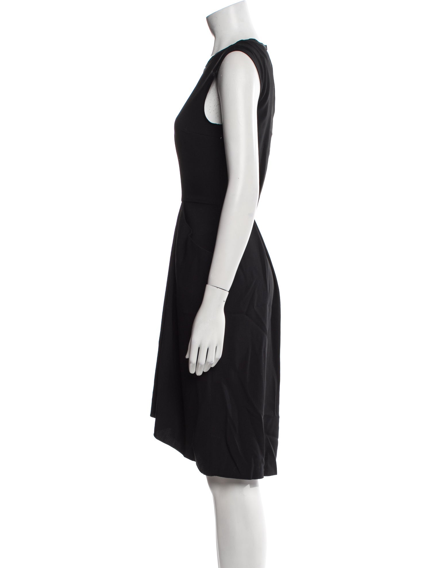 Yeon Crew Neck Knee-Length Dress
