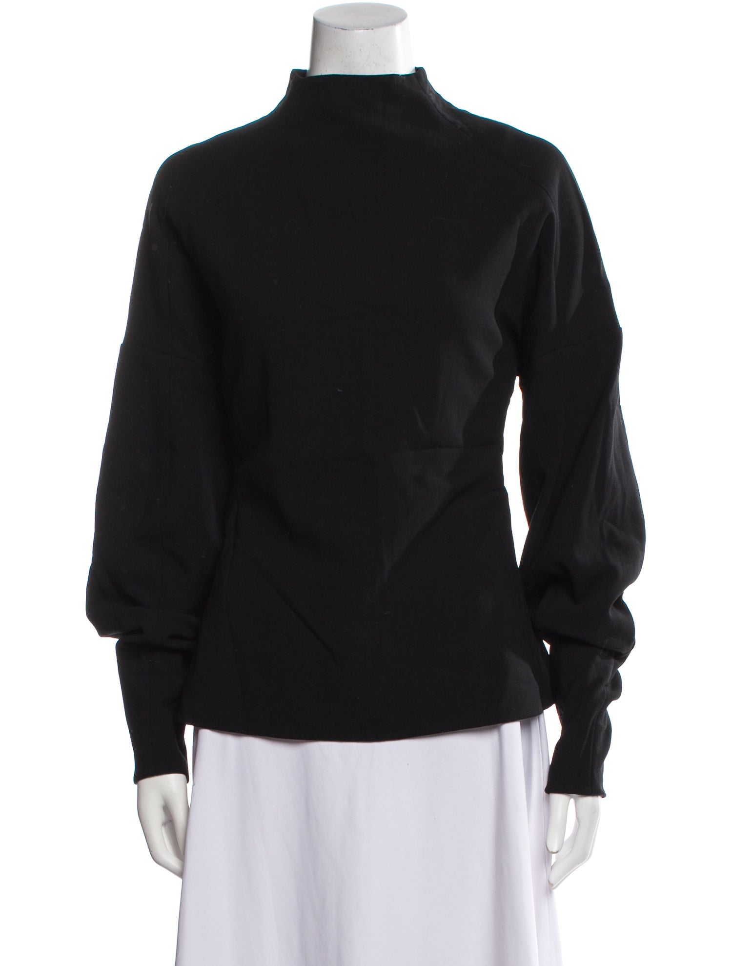 Yeon Mock Neck Long Sleeve Sweatshirt