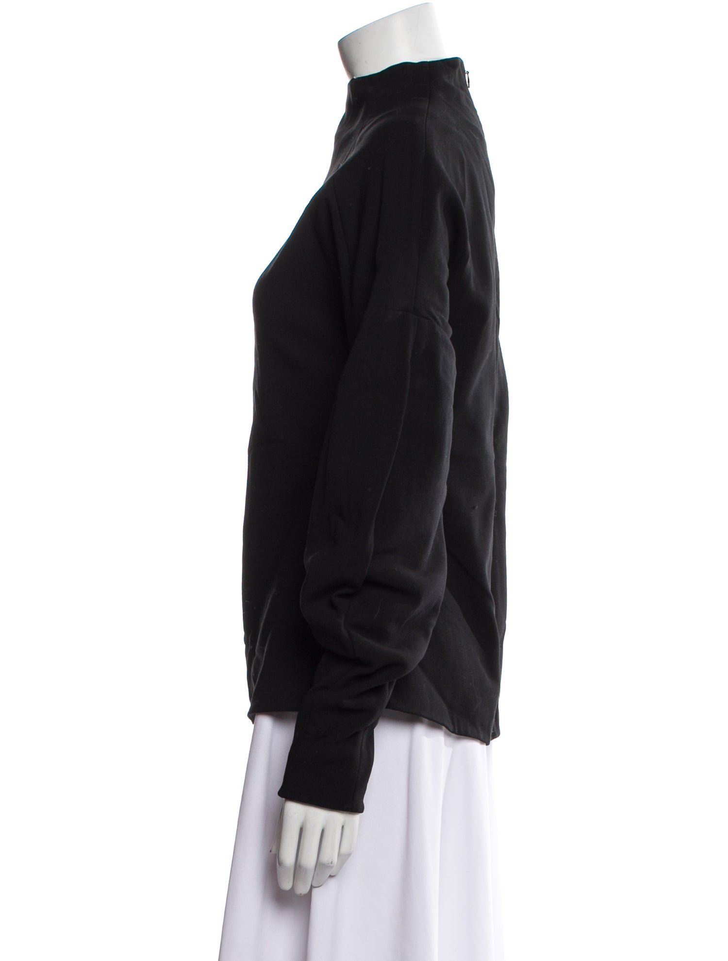 Yeon Mock Neck Long Sleeve Sweatshirt