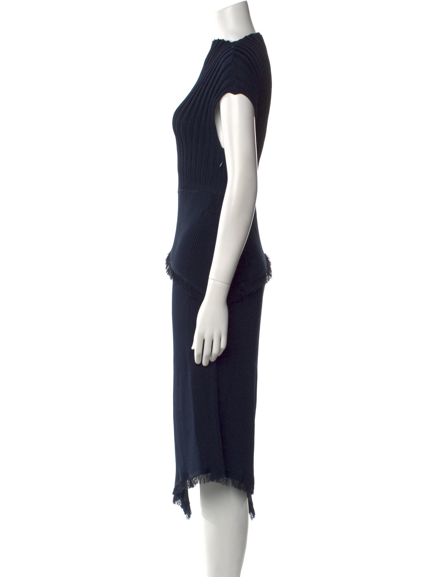 Yeon Bateau Neckline Midi Length Dress w/ Tags