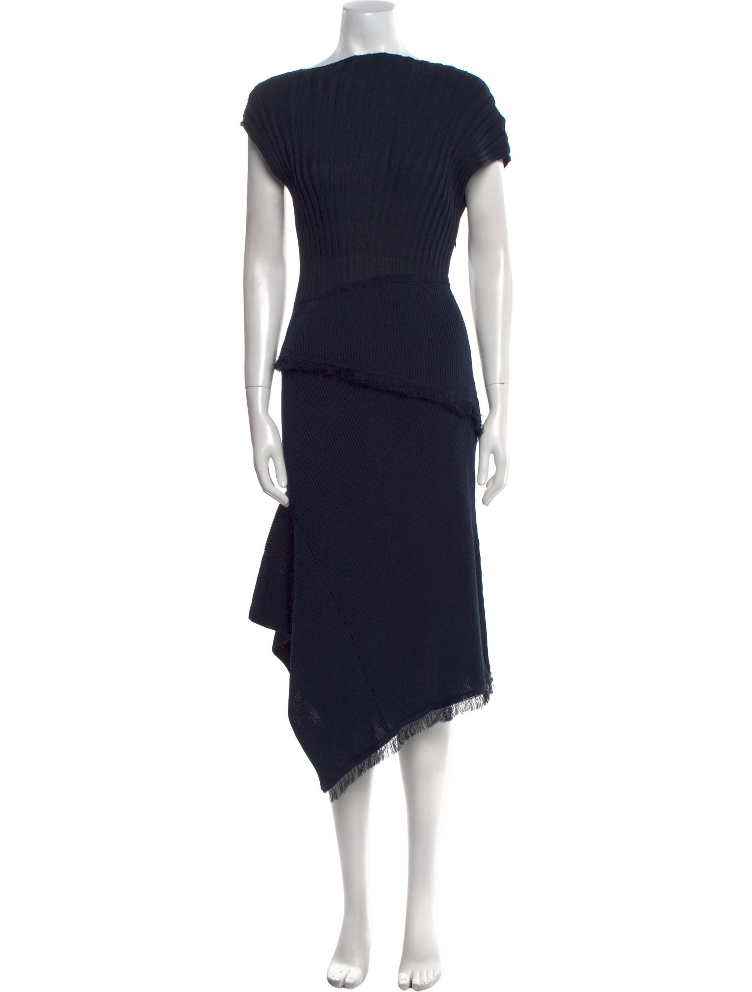 Yeon Bateau Neckline Midi Length Dress w/ Tags