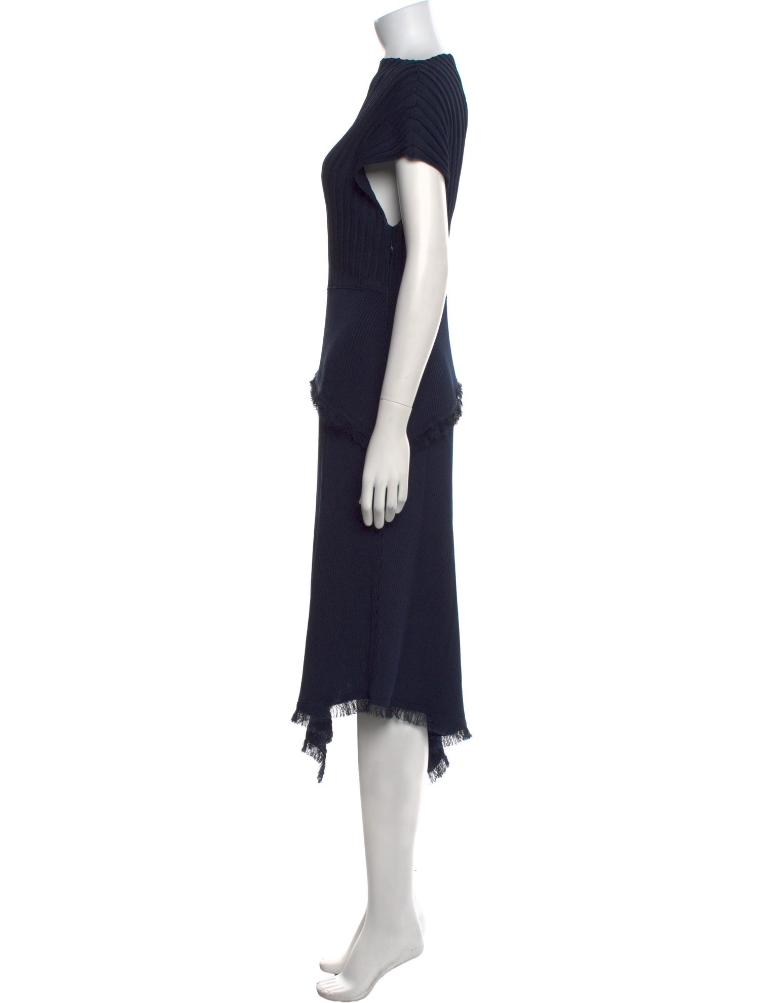 Yeon Bateau Neckline Midi Length Dress w/ Tags