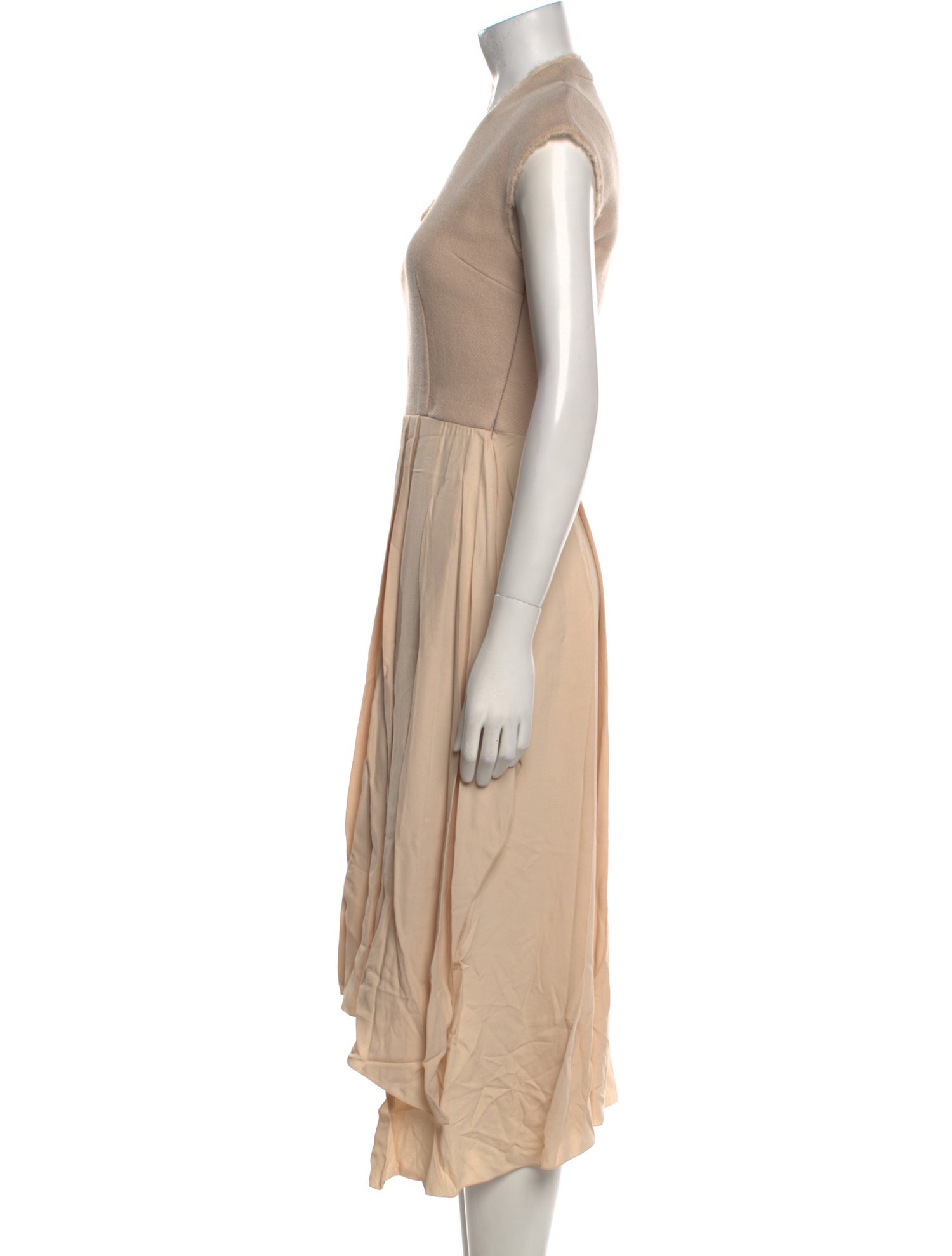 Yeon Virgin Wool Midi Length Dress