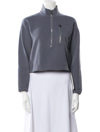 Y/OSEMITE by James Perse Mock Neck Long Sleeve Sweatshirt