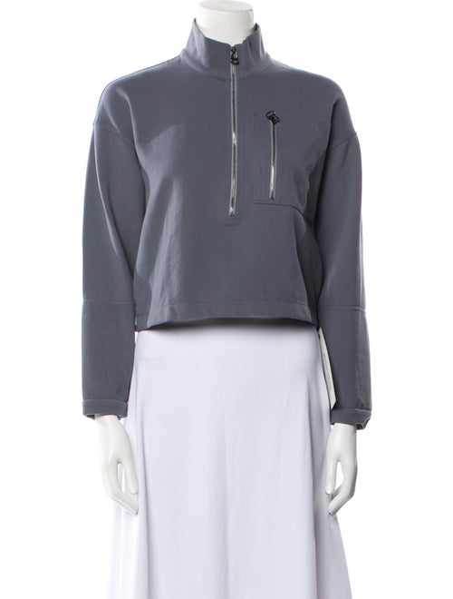 Y/OSEMITE by James Perse Mock Neck Long Sleeve Sweatshirt