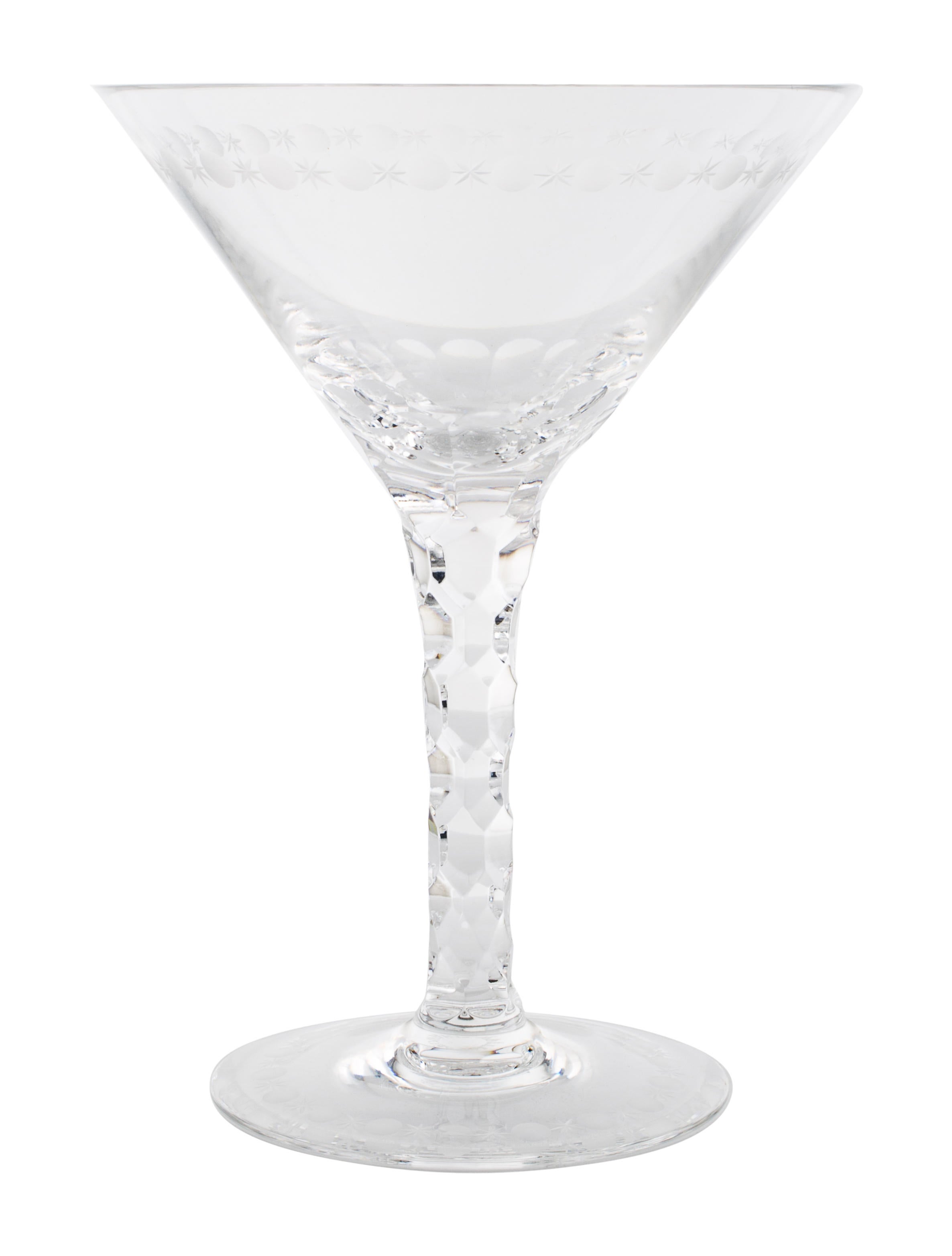 William Yeoward 4Piece Crystal Martini Glasses Clear Drinkware