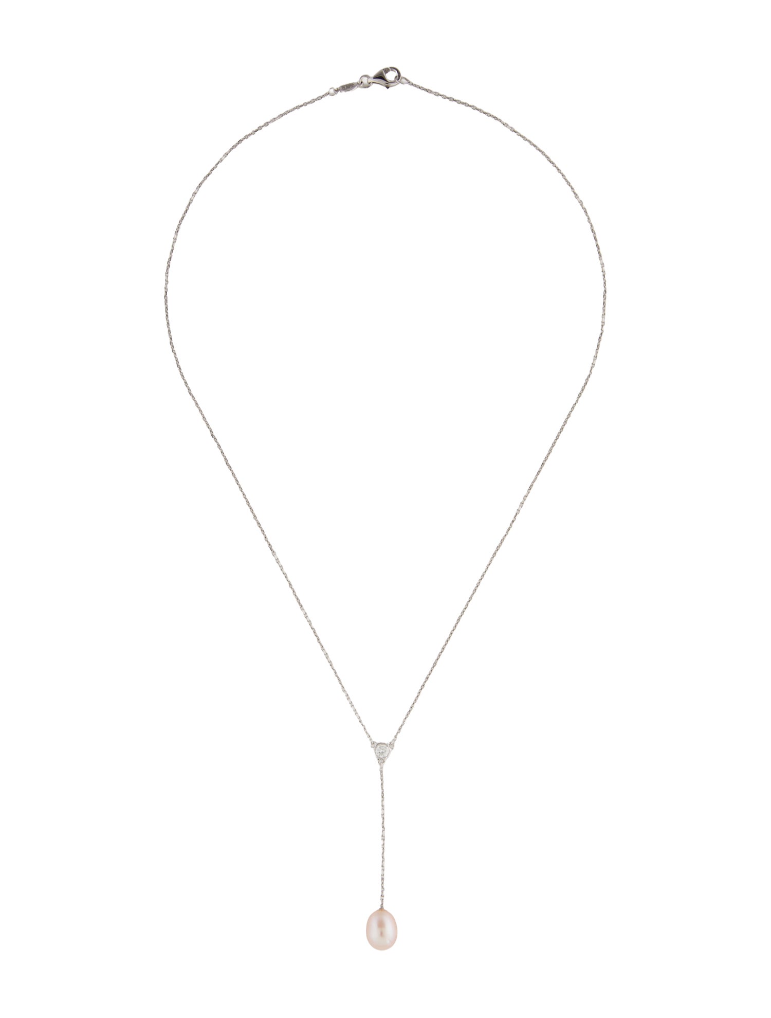 Yessayan 18K Pearl & Diamond Pendant Necklace