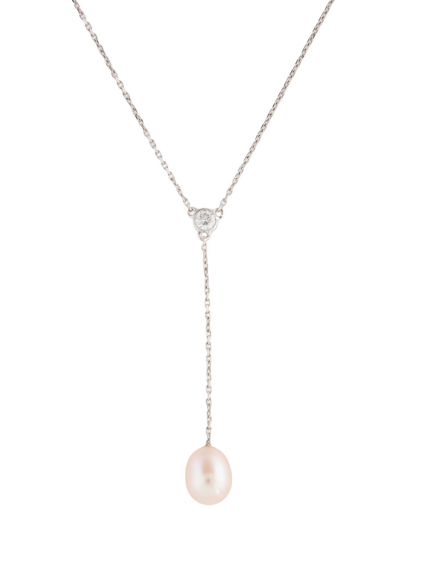 Yessayan 18K Pearl & Diamond Pendant Necklace