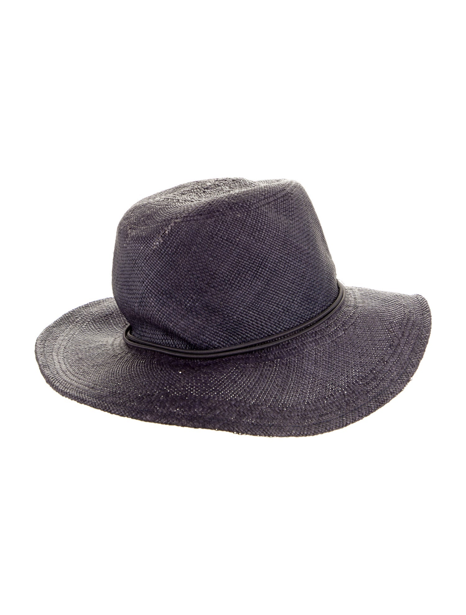 Yestadt Millinery Straw Panama Hat Blue Hats, Accessories