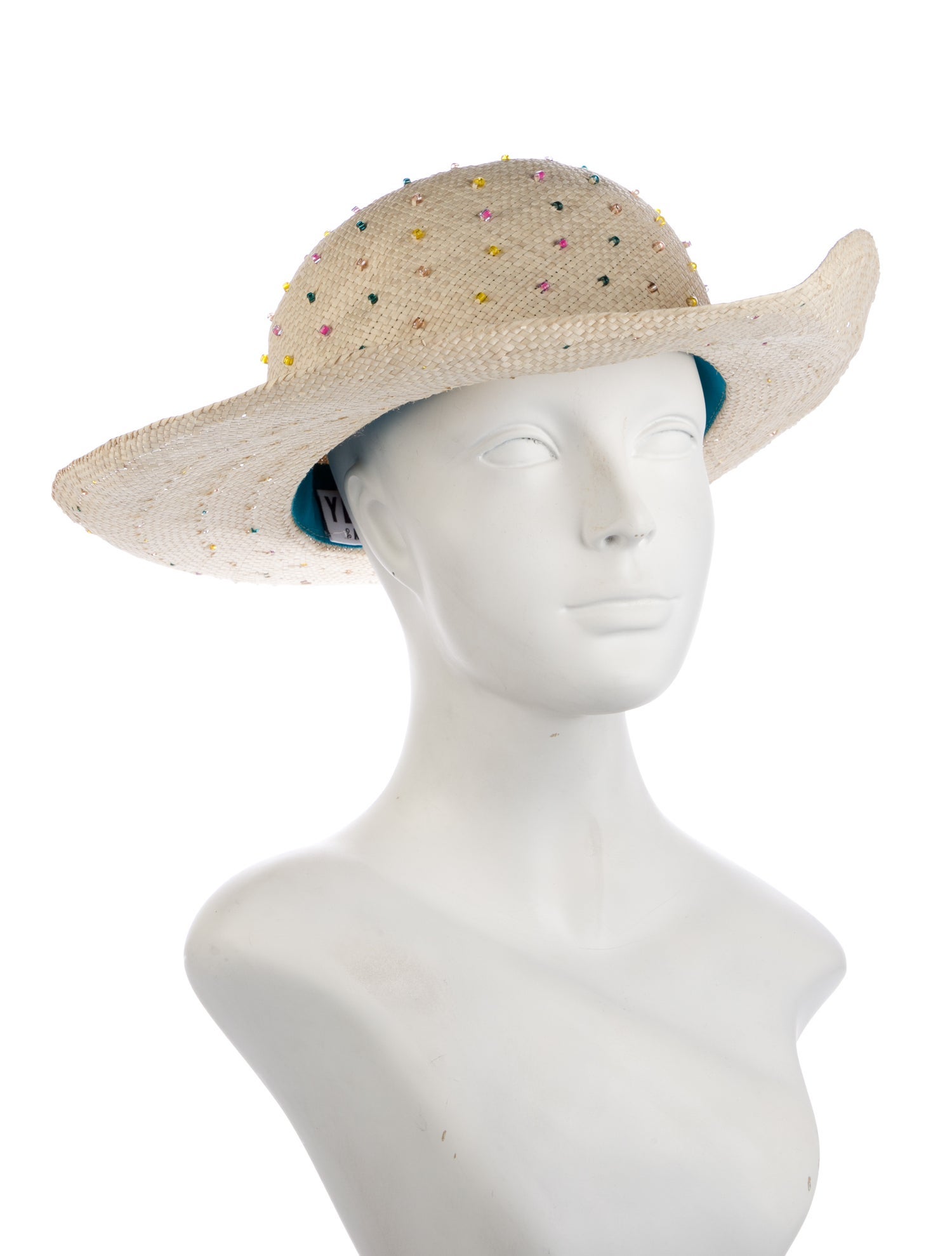 Yestadt Millinery Beaded Sun Hat
