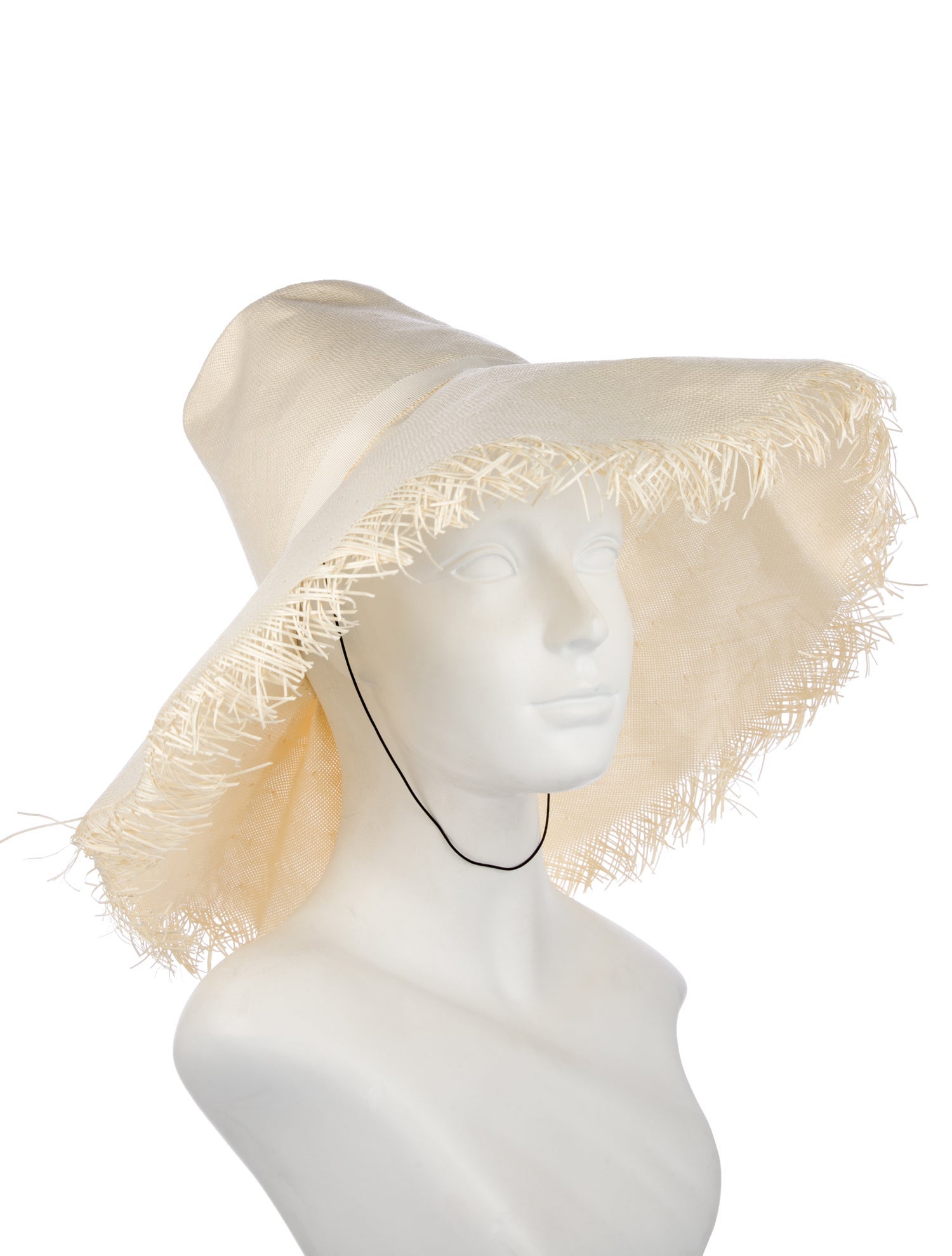 Yestadt Millinery Neutral straw panama hat
