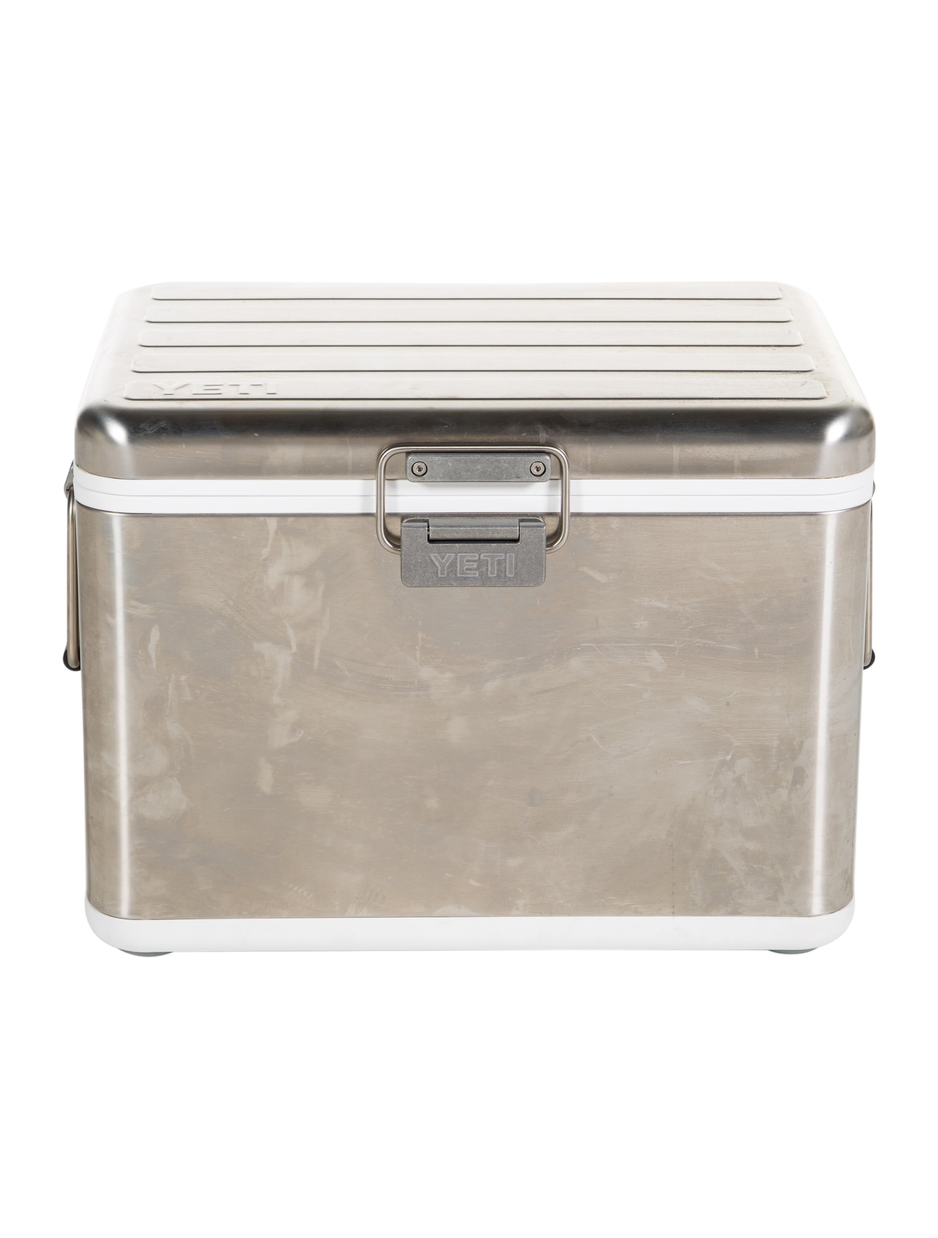 Yeti V Series Stainless Steel Cooler Silver Camping Gear, Outdoors