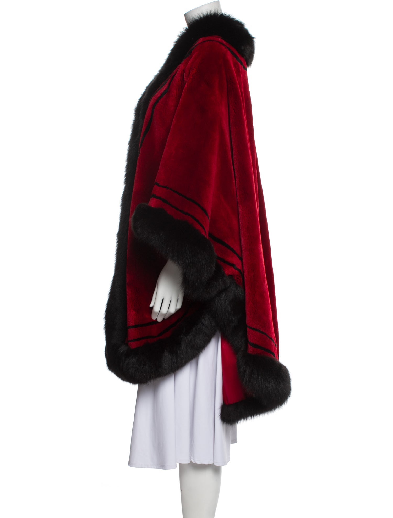 York Furrier Striped Coat