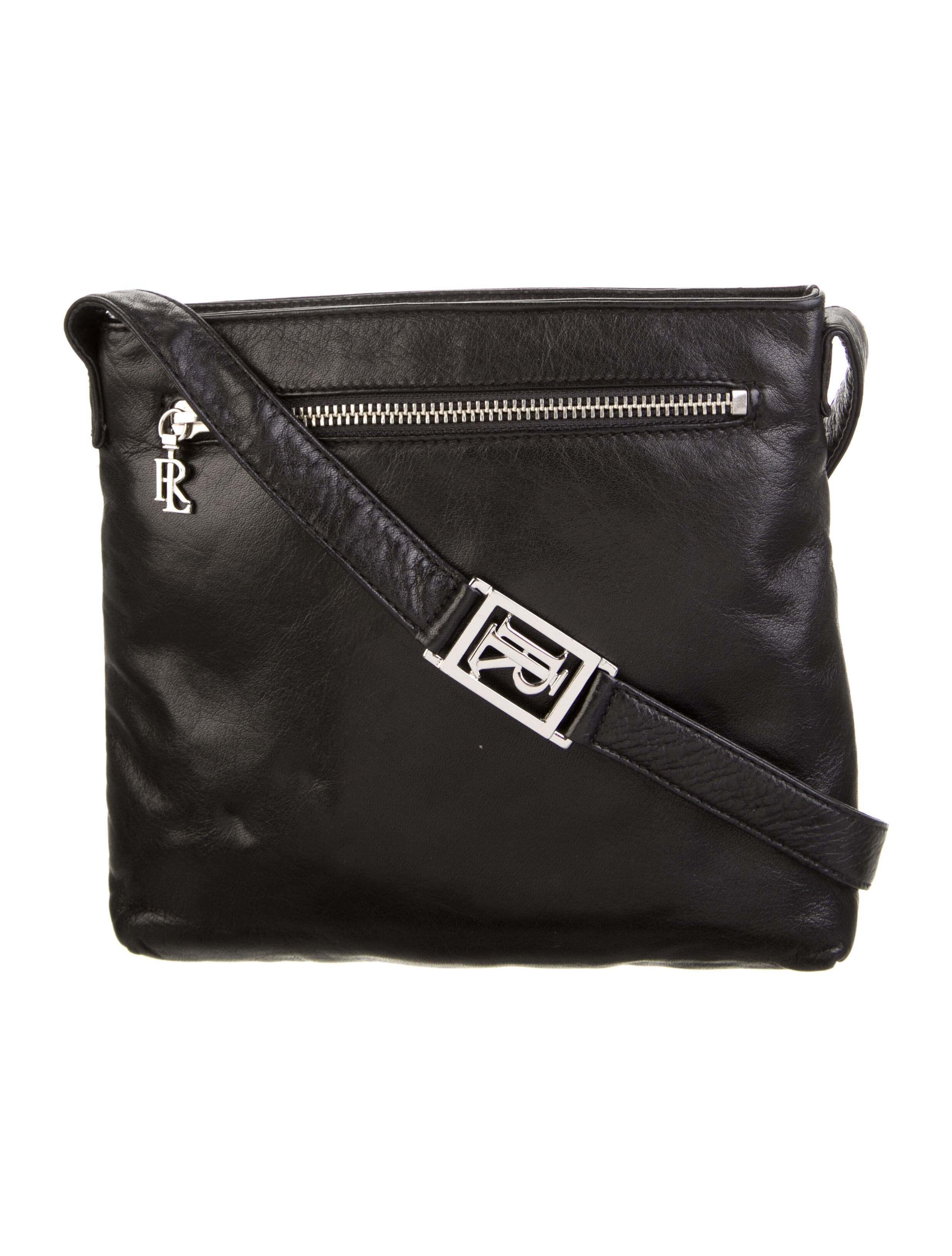 Ralph Lauren Small Leather Crossbody Bag Black Crossbody Bags, Handbags WYG100103 The RealReal
