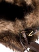 Ralph Lauren Leather-Trimmed Faux Fur Hobo