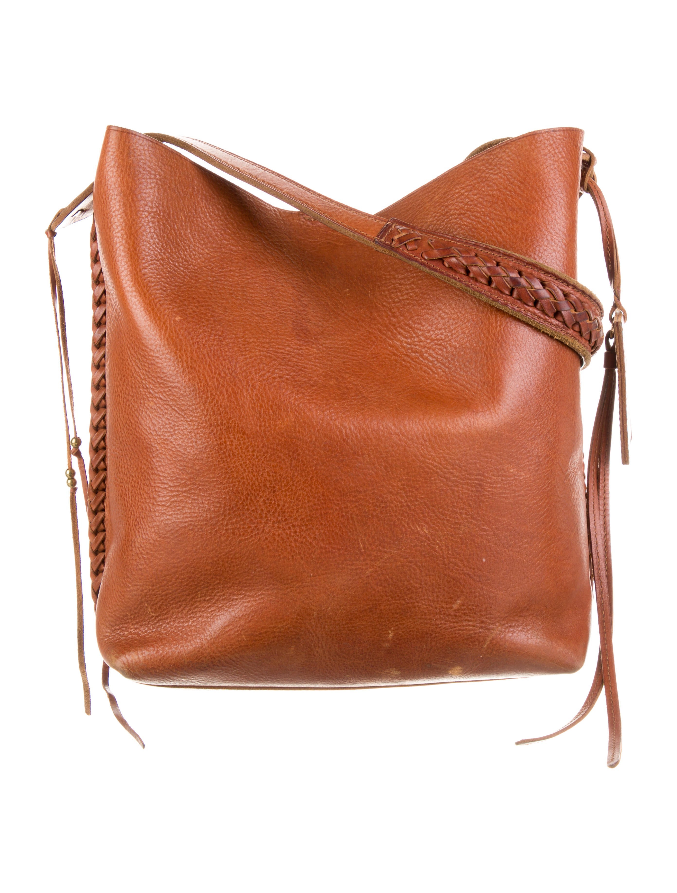 Altuzarra Ghianda Flap Front Shoulder Bag Brown Shoulder Bags