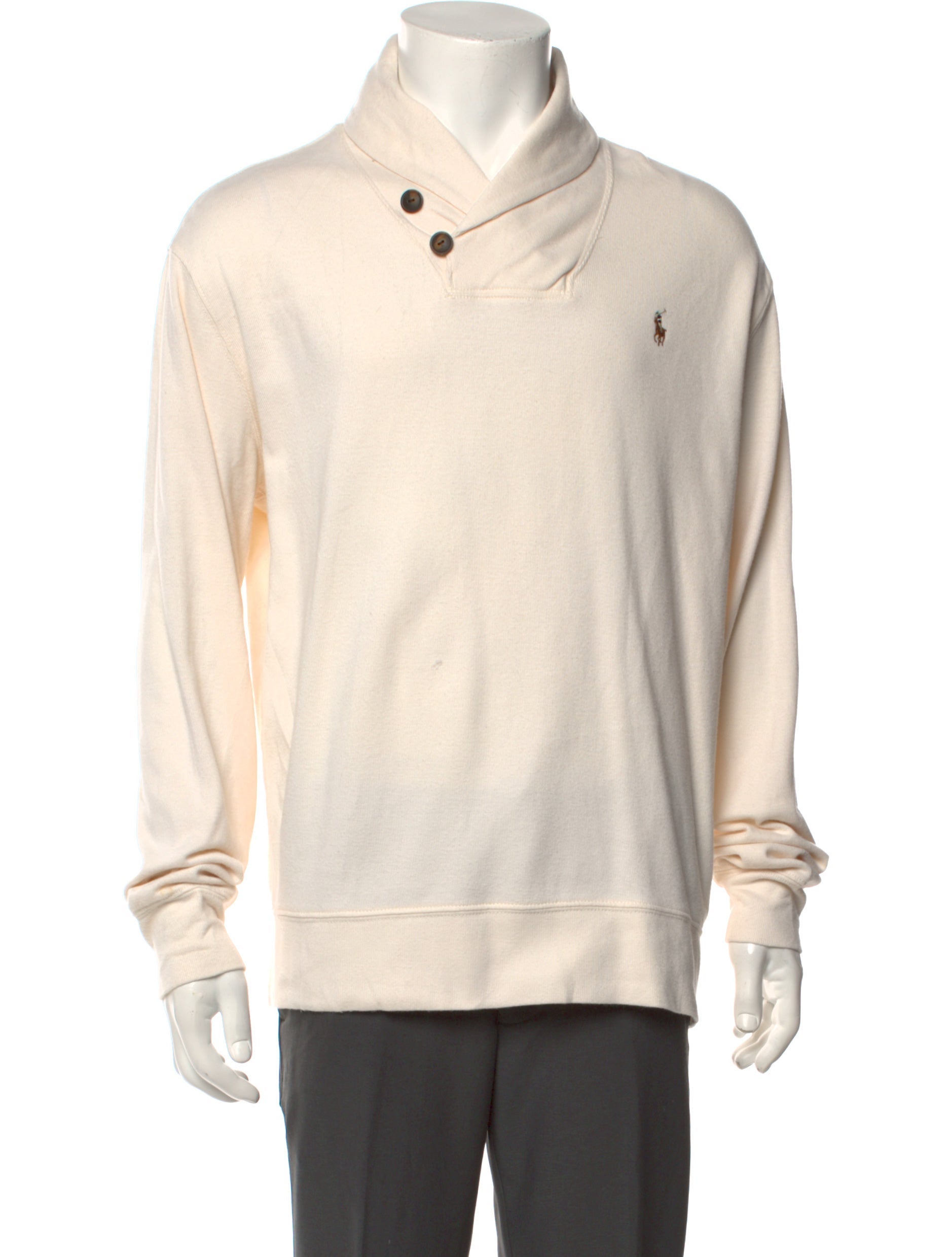 Ralph Lauren Turtleneck Long Sleeve Polo Sweater Neutrals Sweaters, Clothing WYG104997 The