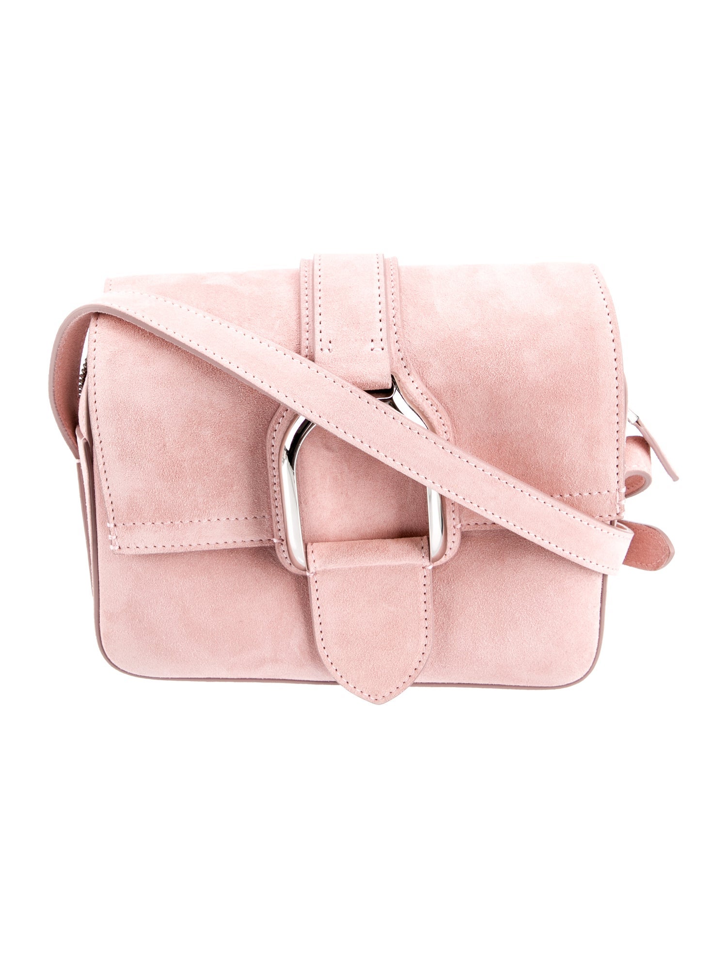 Ralph Lauren Suede Crossbody Bag Pink Crossbody Bags, Handbags WYG110999 The RealReal