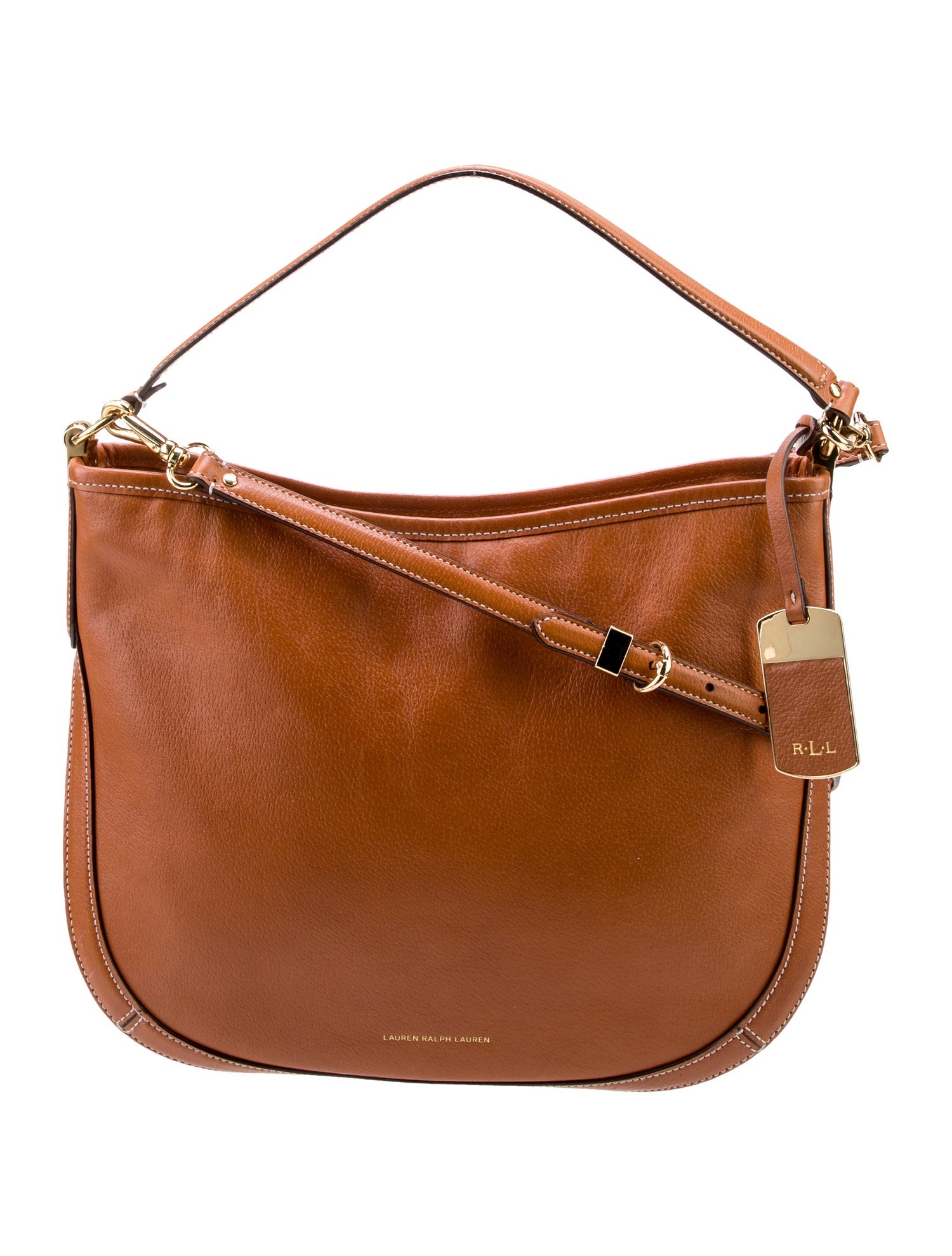 Ralph Lauren Leather Crossbody Bag Brown Crossbody Bags, Handbags WYG111760 The RealReal