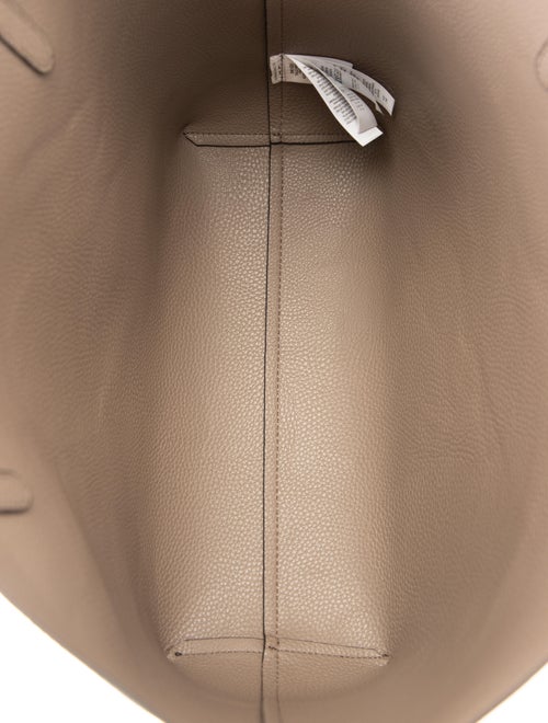 Lauren Ralph Lauren Gold-Tone Leather Tote